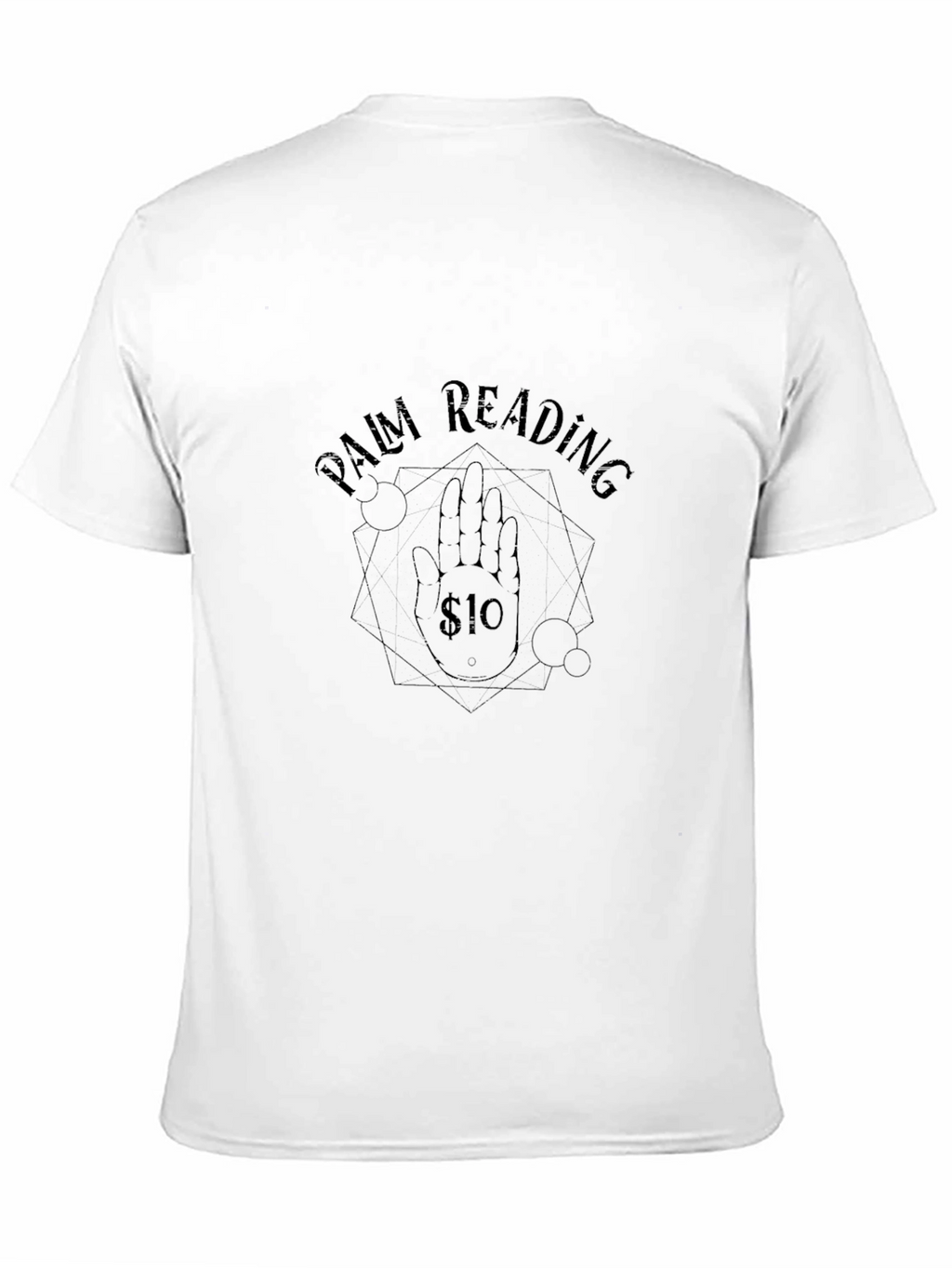 Palm Reading Graphic Tee - Black