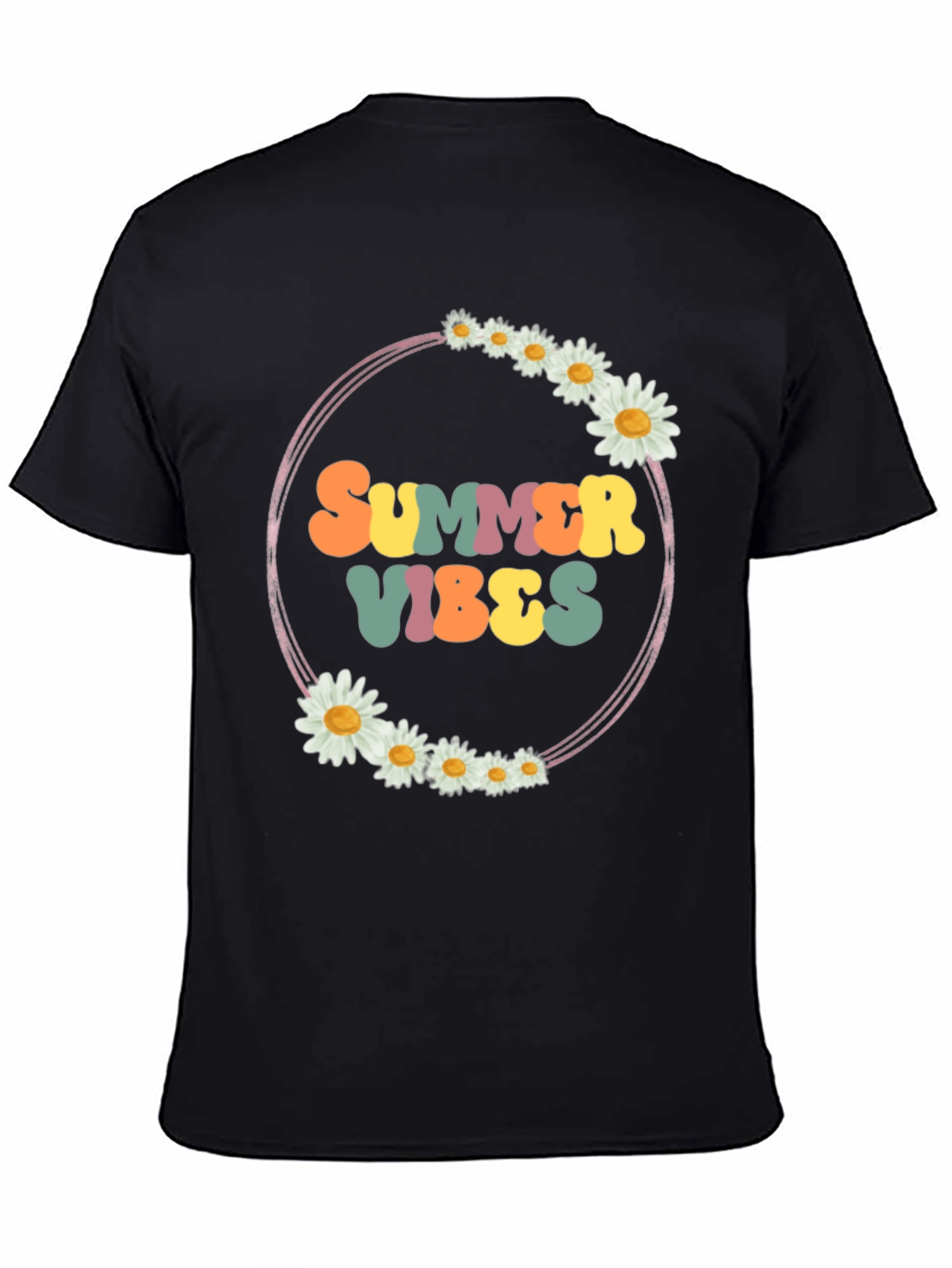 Summer Vibes Daisy Graphic Tee