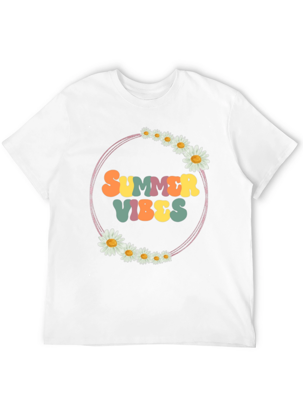 Summer Vibes Daisy Graphic Tee