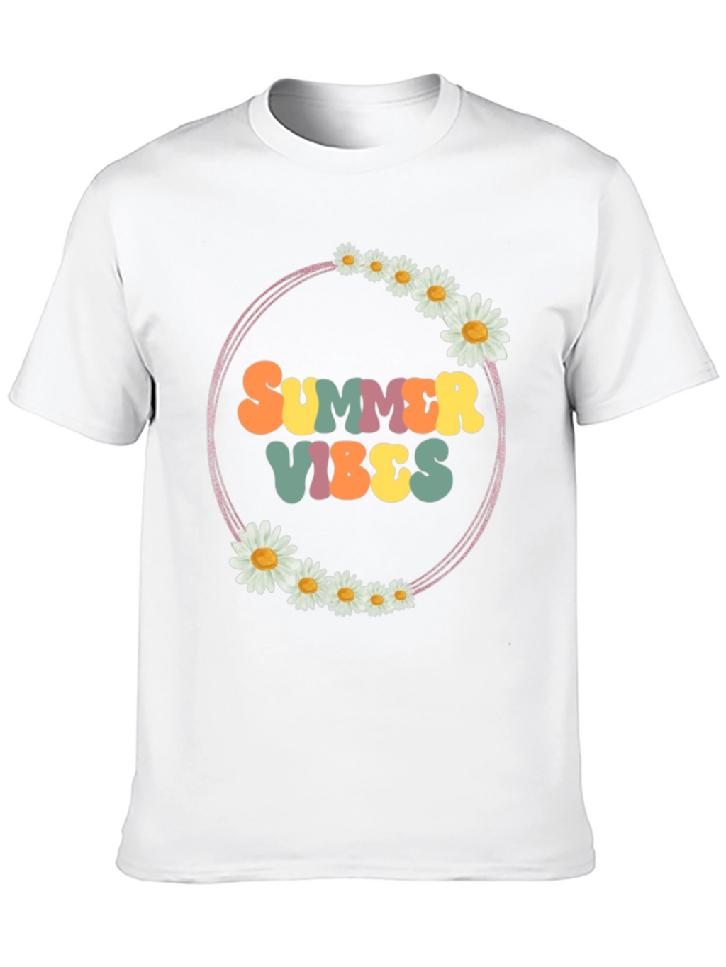 Summer Vibes Daisy Graphic Tee
