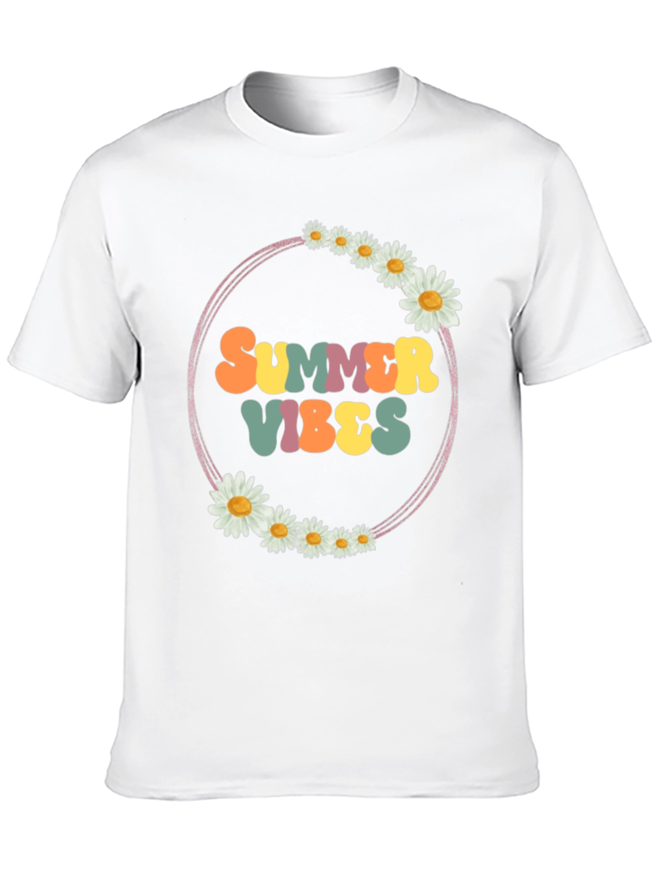 Summer Vibes Daisy Graphic Tee
