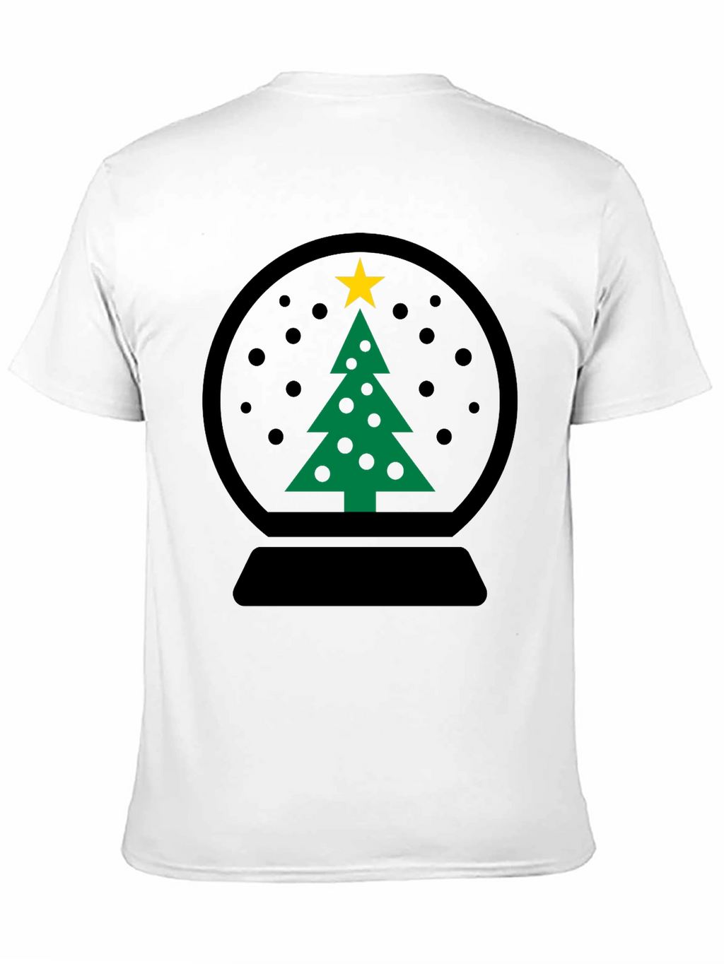 Christmas Snow Globe Tree Graphic Tee