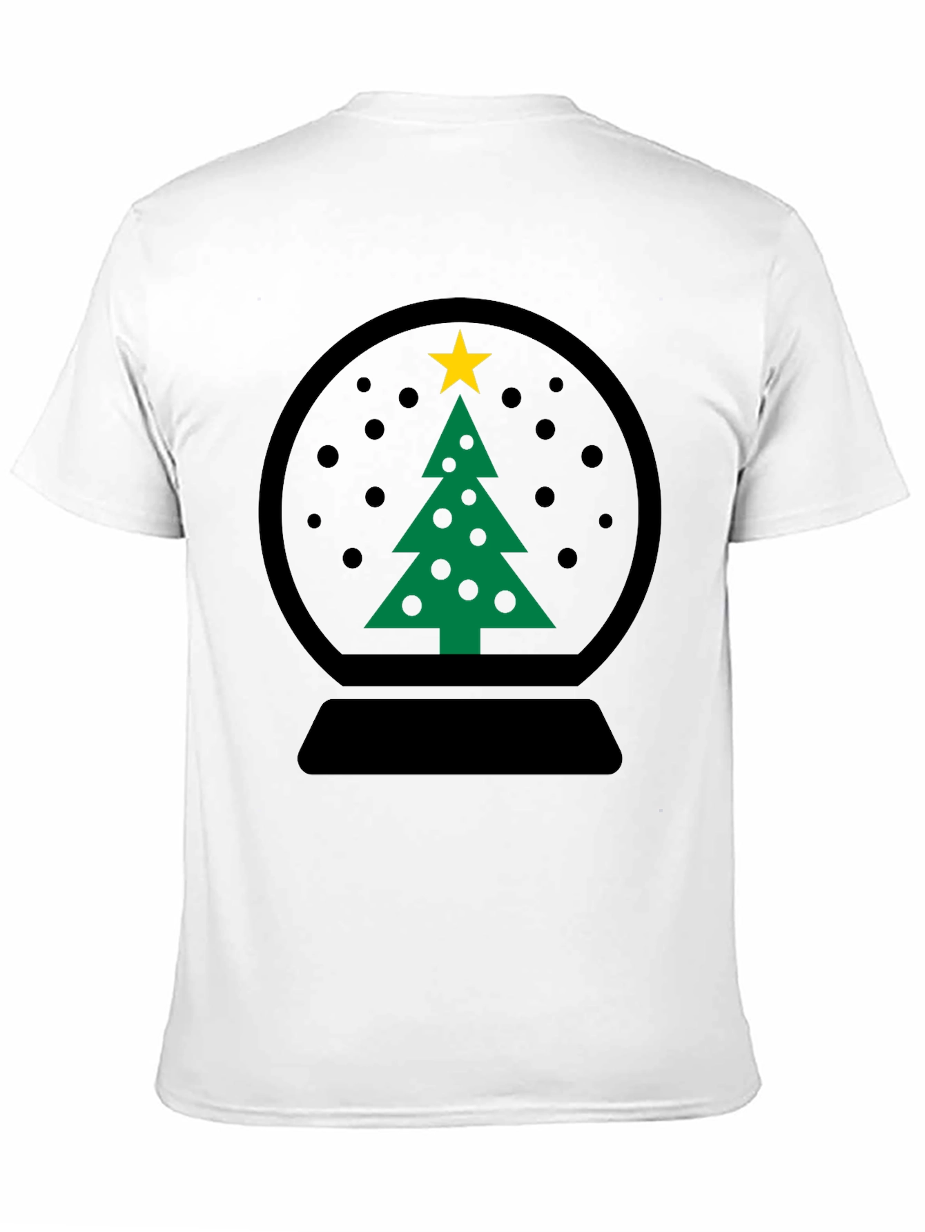 Christmas Snow Globe Tree Graphic Tee