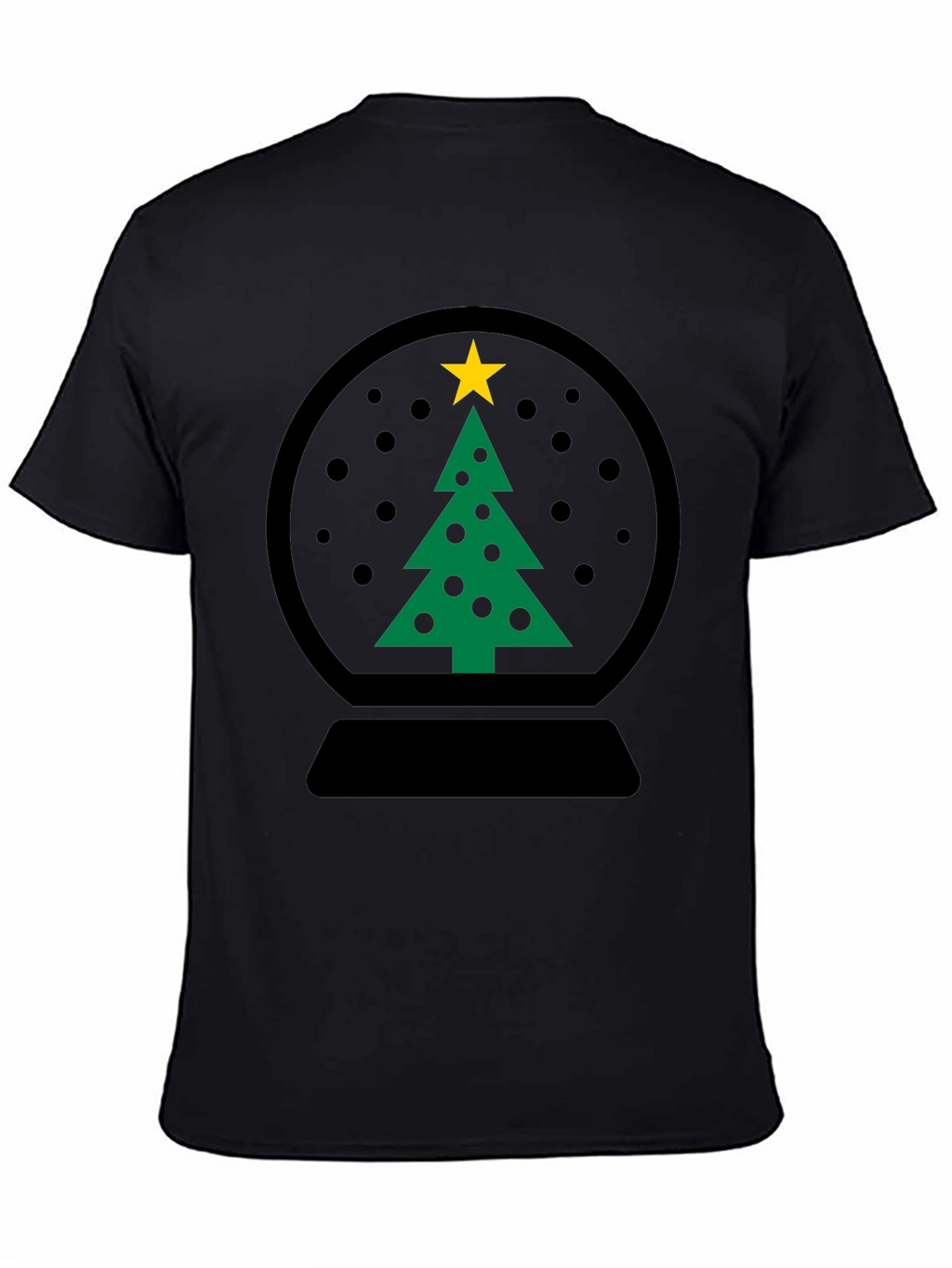 Christmas Snow Globe Tree Graphic Tee