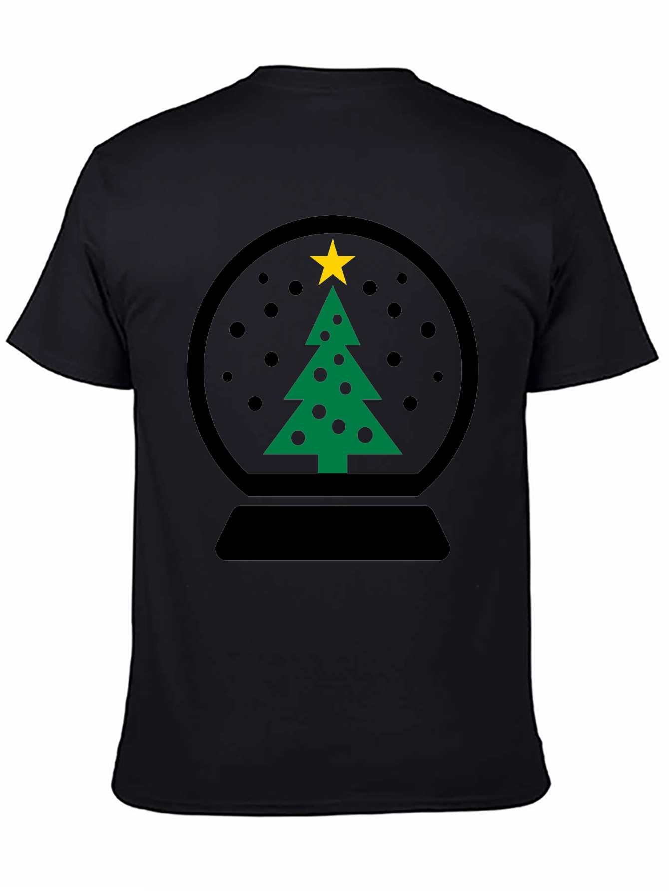 Christmas Snow Globe Tree Graphic Tee
