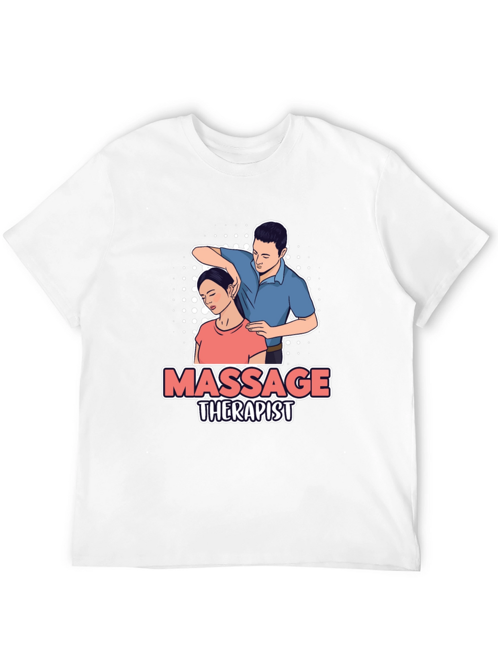 Massage Therapist Graphic T-Shirt - Unisex Black Tee