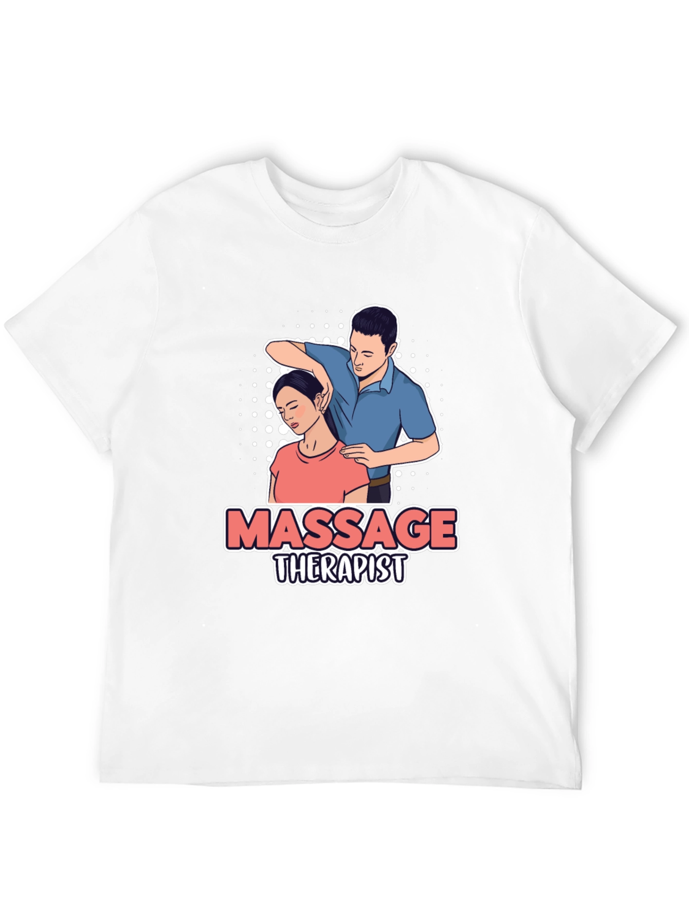 Massage Therapist Graphic T-Shirt - Unisex Black Tee