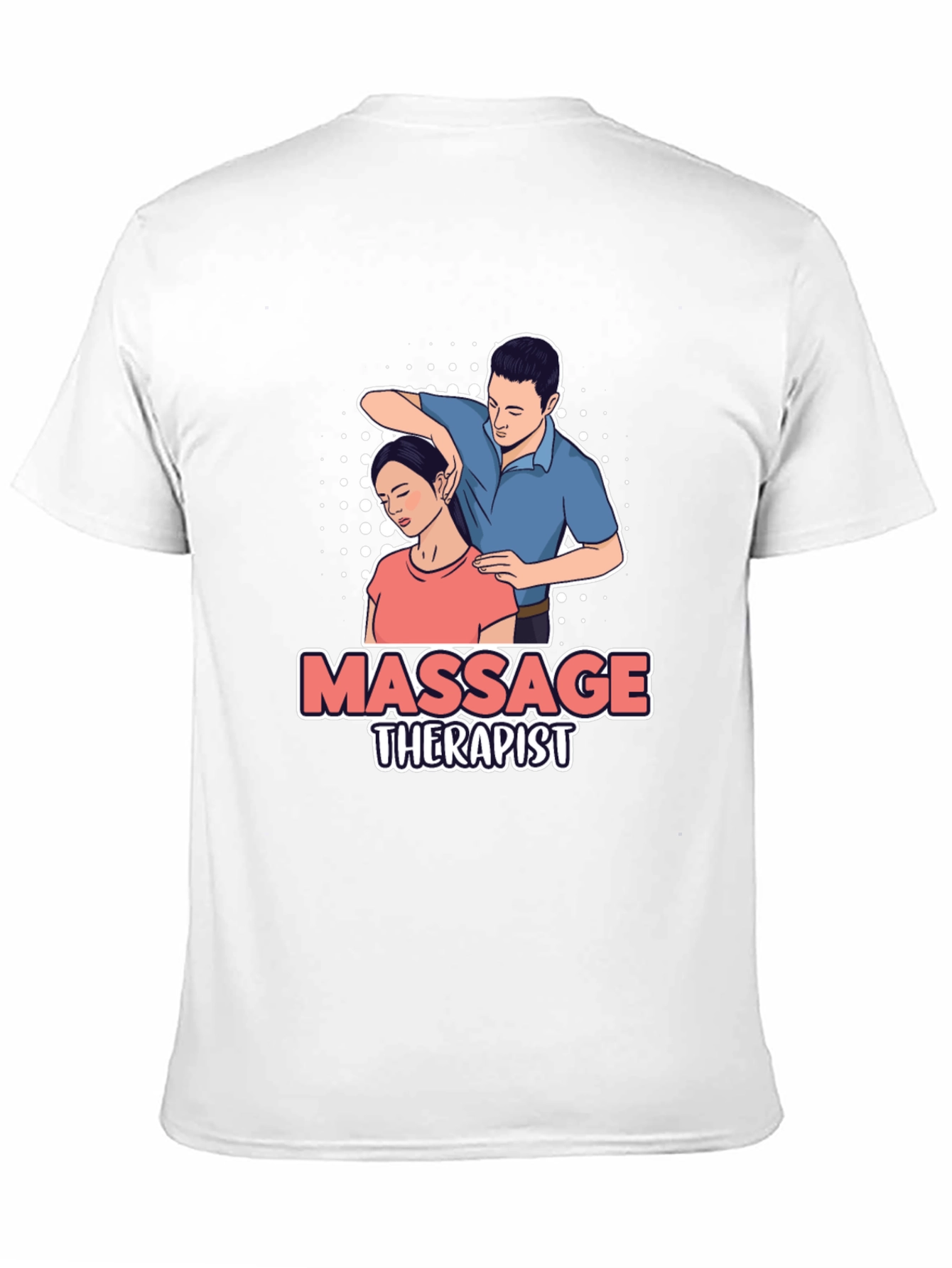 Massage Therapist Graphic T-Shirt - Unisex Black Tee
