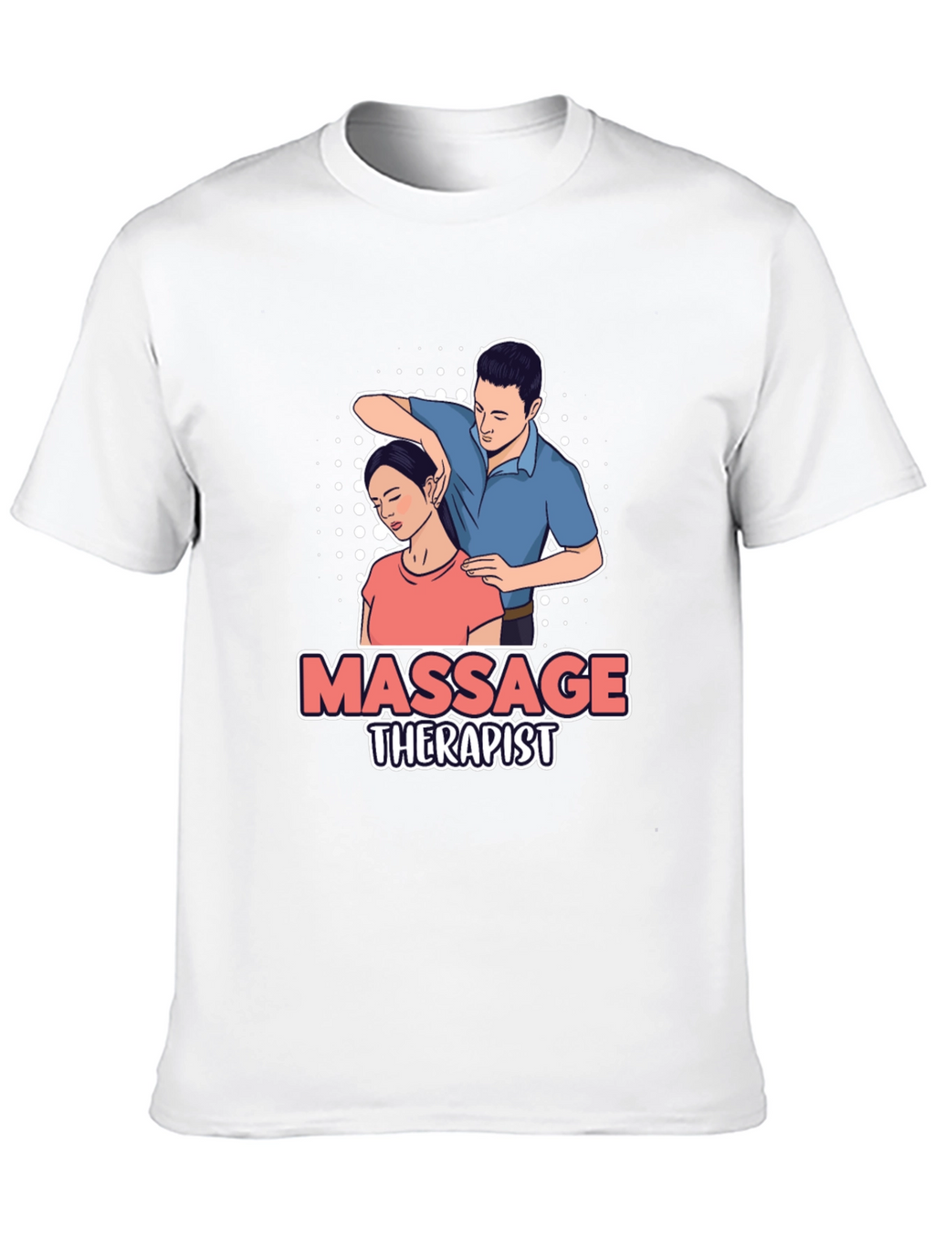 Massage Therapist Graphic T-Shirt - Unisex Black Tee