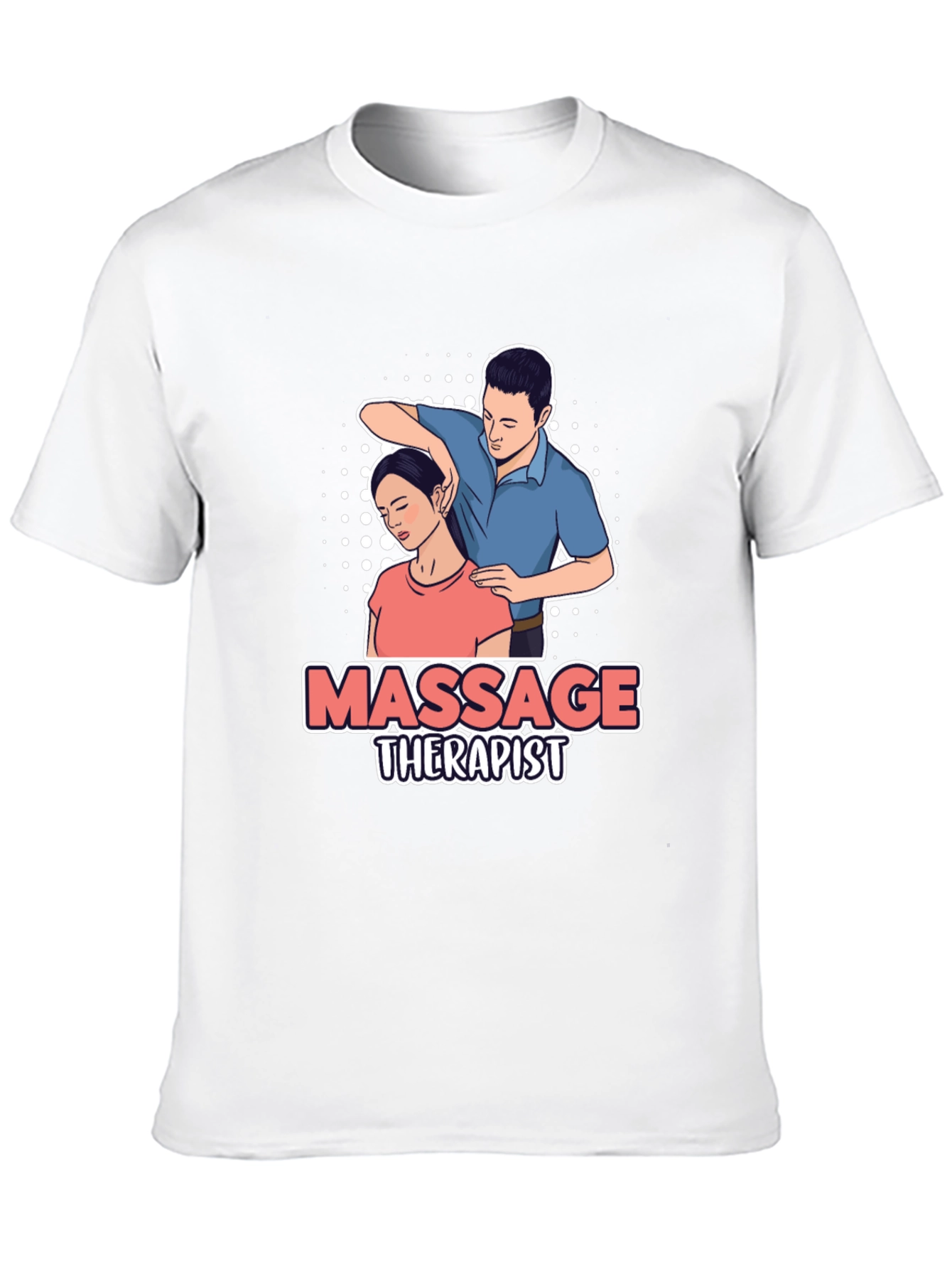 Massage Therapist Graphic T-Shirt - Unisex Black Tee