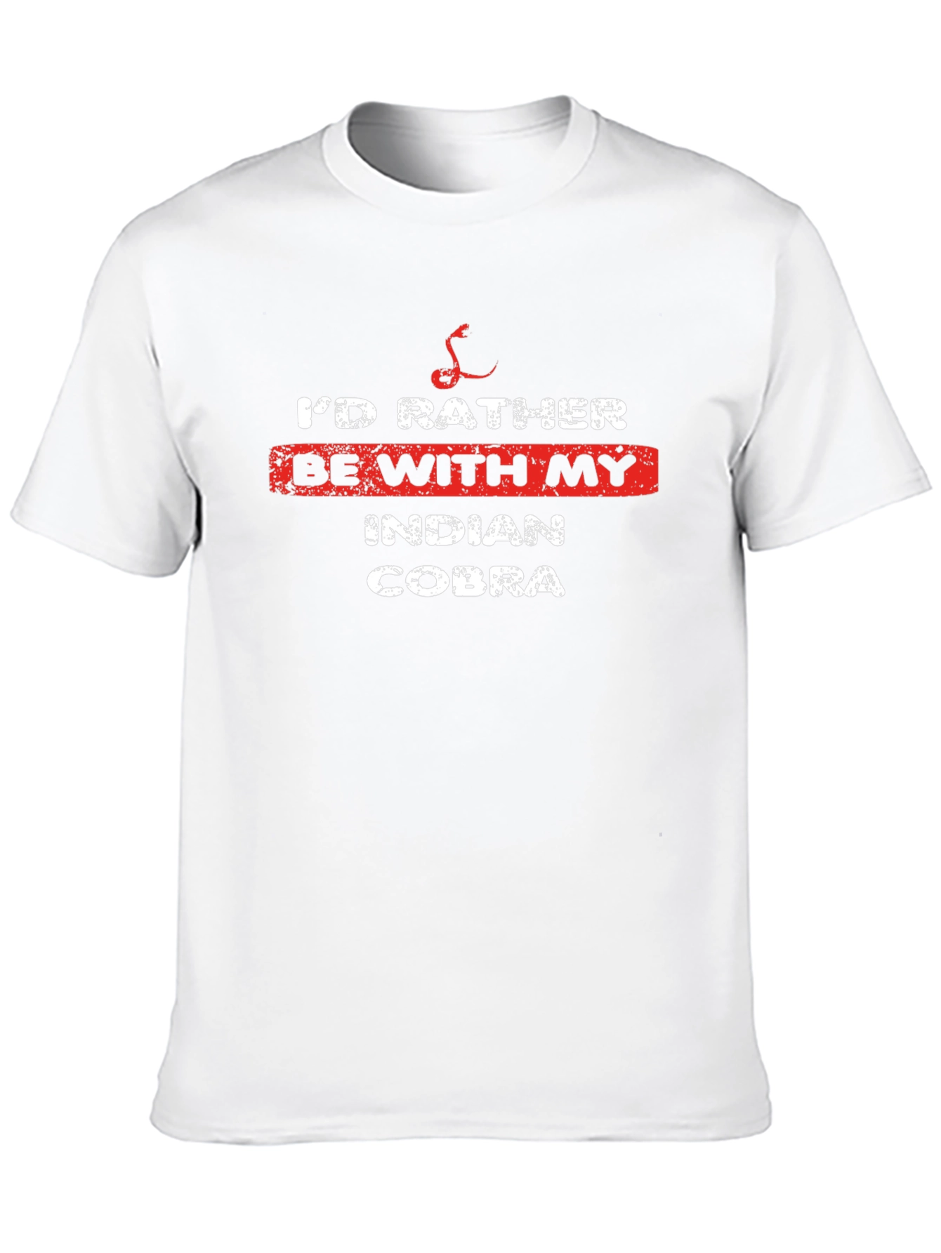 Id Rather Be With My Indian Cobra T-Shirt