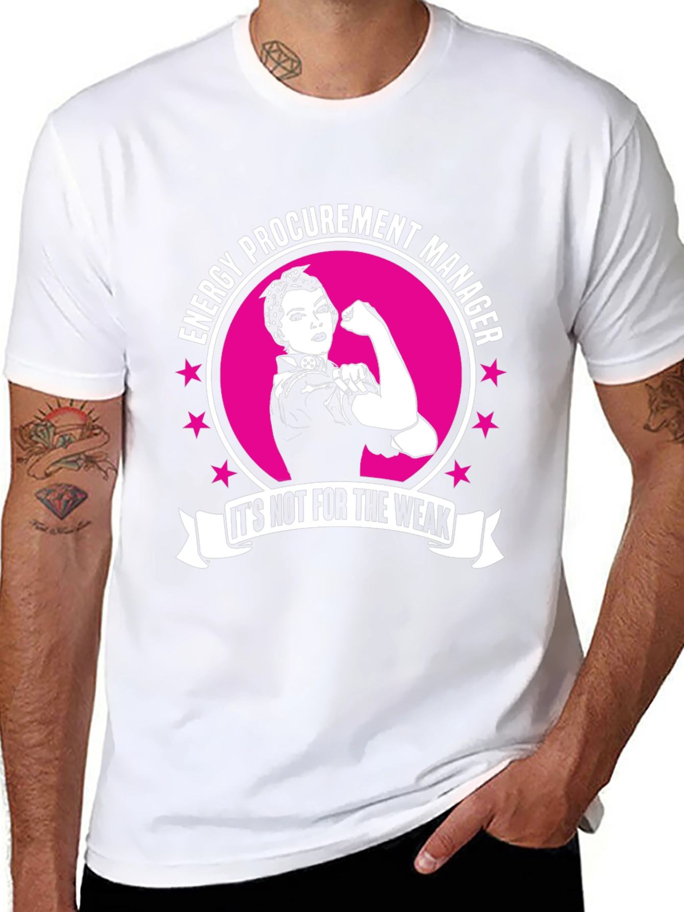Energy Procurement Manager T-Shirt - Strong Woman Design