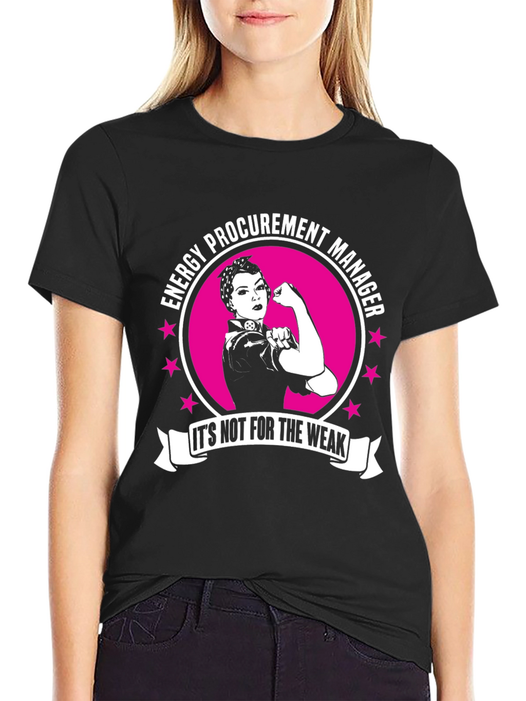Energy Procurement Manager T-Shirt - Strong Woman Design