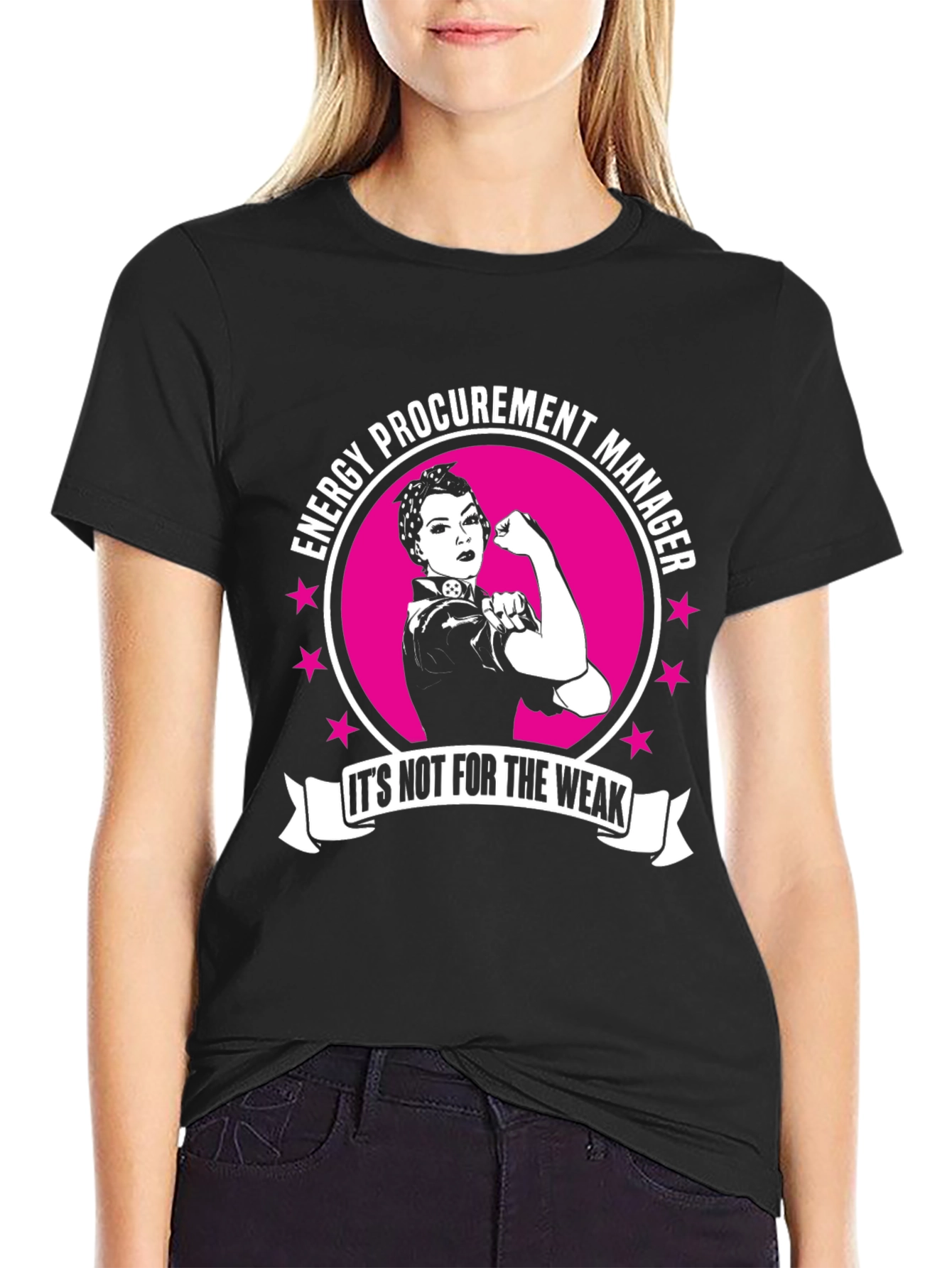 Energy Procurement Manager T-Shirt - Strong Woman Design