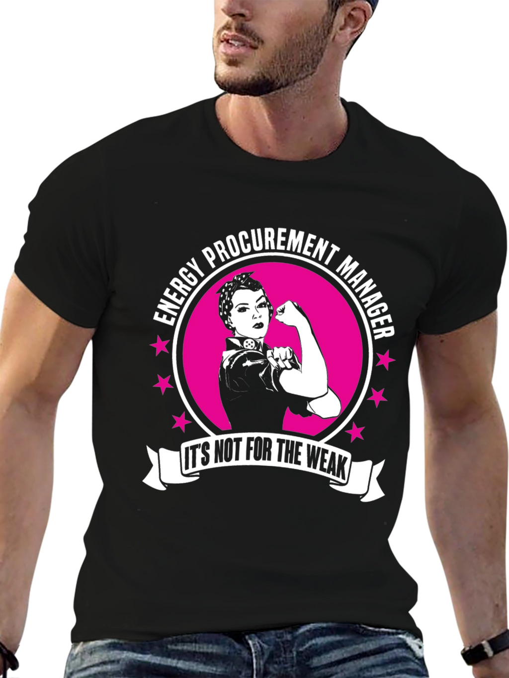 Energy Procurement Manager T-Shirt - Strong Woman Design