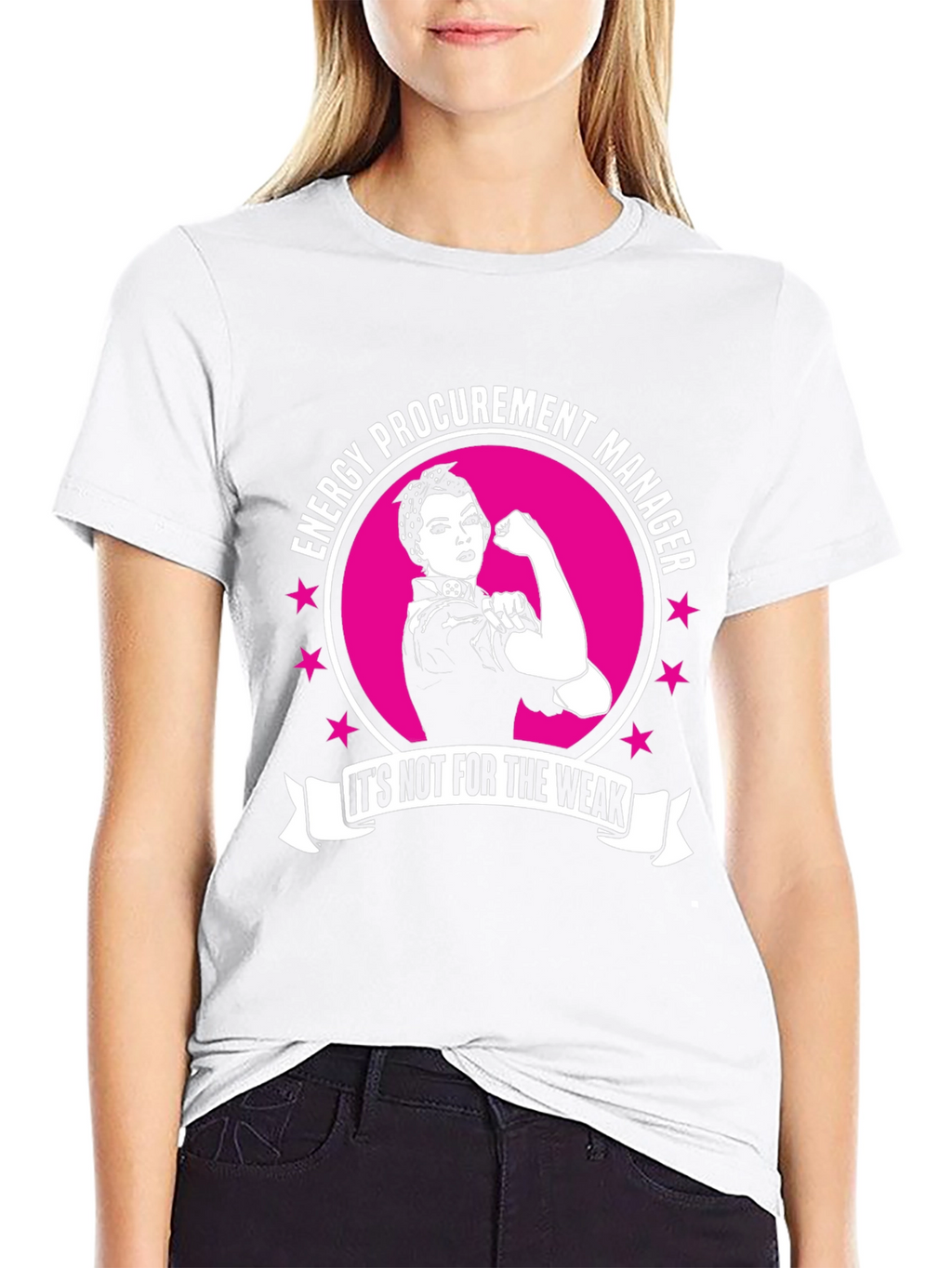 Energy Procurement Manager T-Shirt - Strong Woman Design