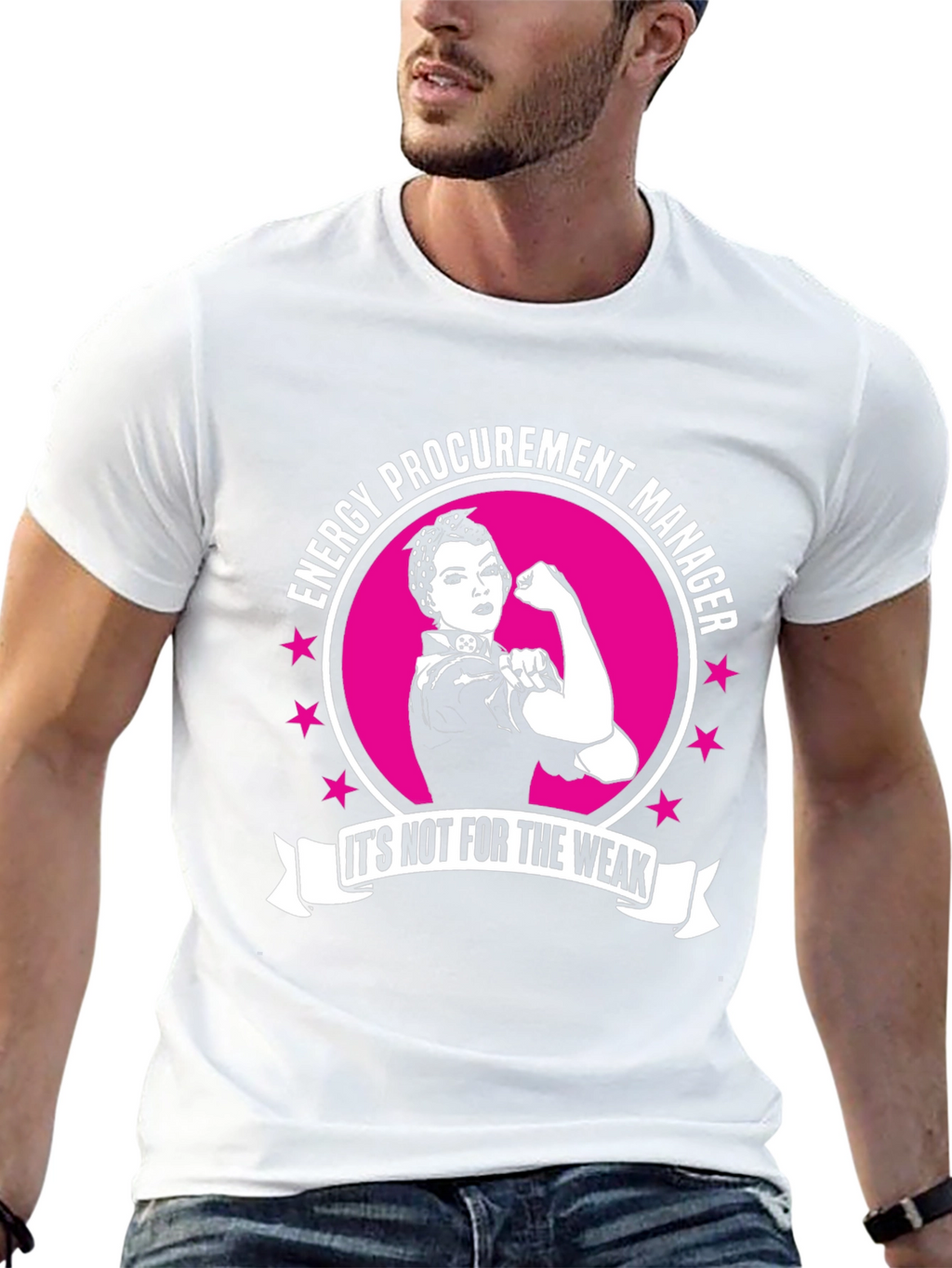 Energy Procurement Manager T-Shirt - Strong Woman Design