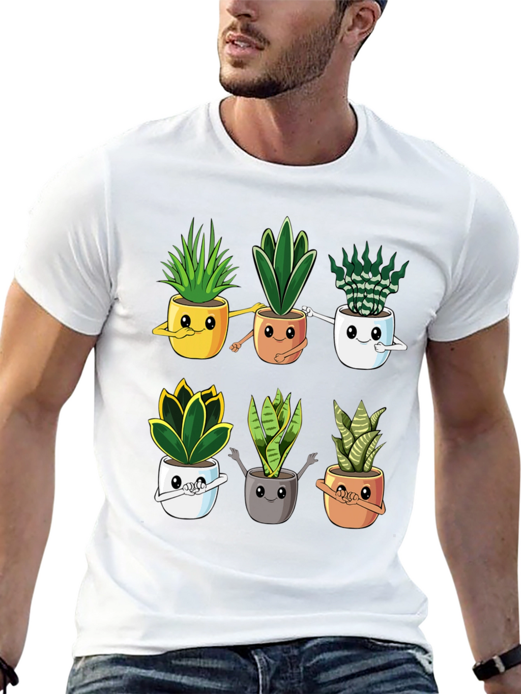 Cute Succulent Plant Lover T-Shirt