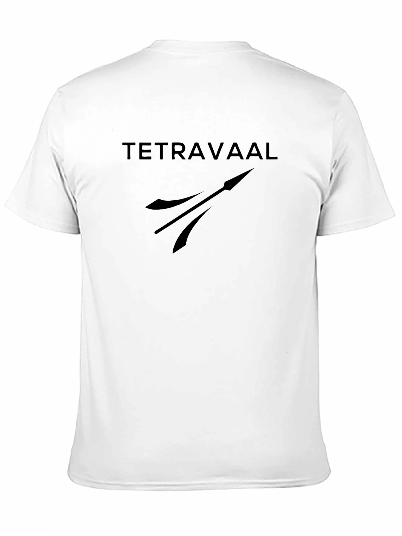 Tetravaal Spear Graphic Black T-Shirt
