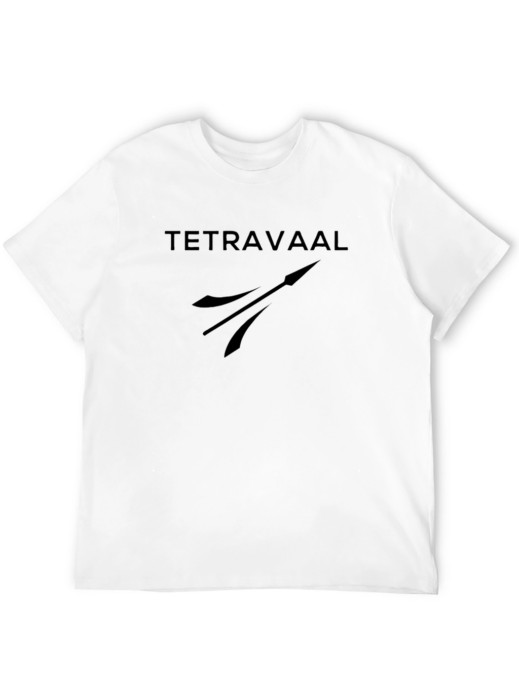 Tetravaal Spear Graphic Black T-Shirt