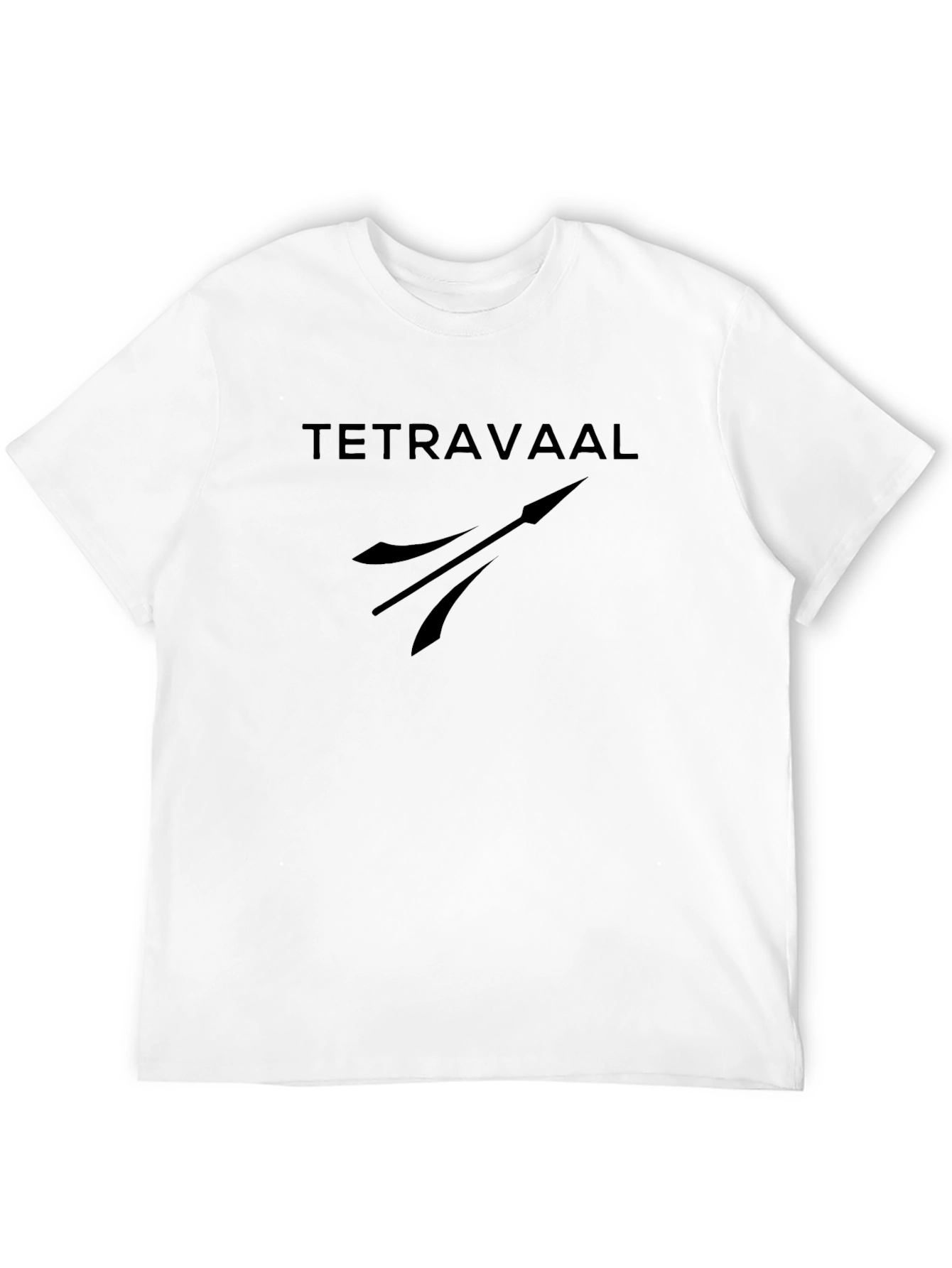Tetravaal Spear Graphic Black T-Shirt