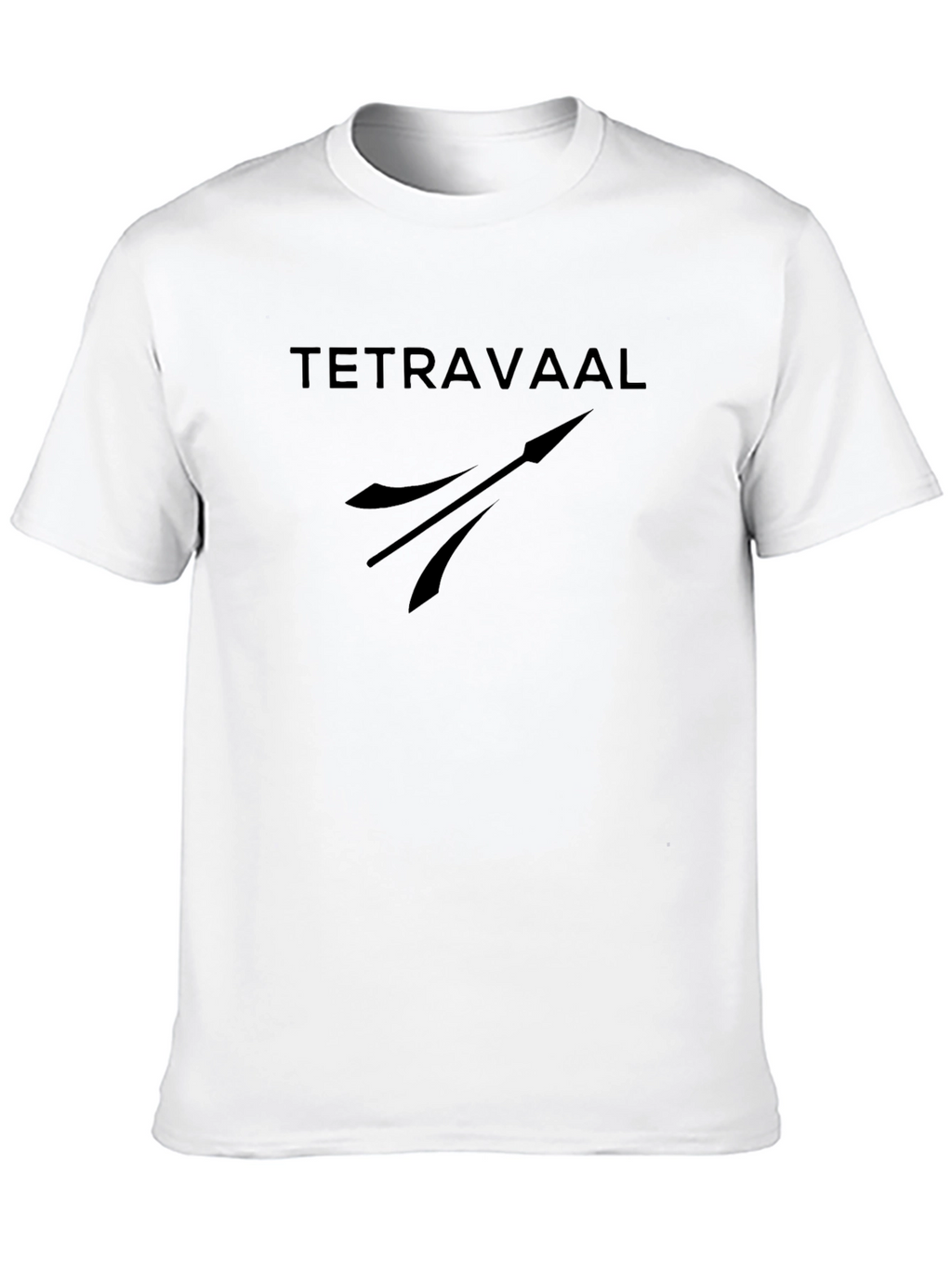 Tetravaal Spear Graphic Black T-Shirt