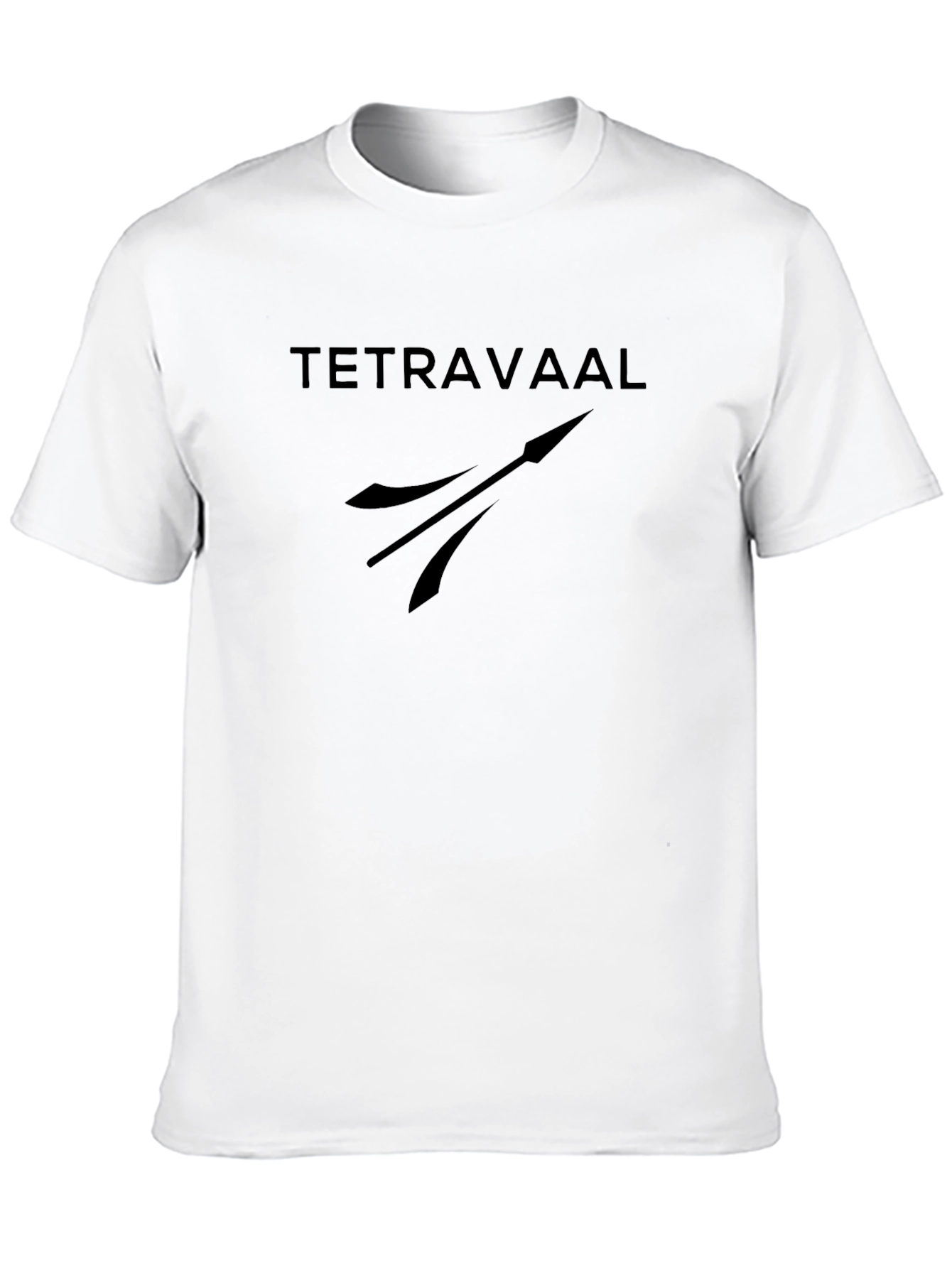 Tetravaal Spear Graphic Black T-Shirt