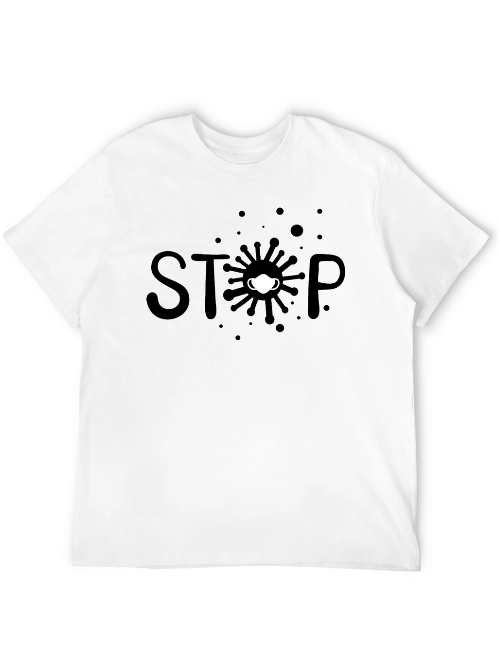 Stop the Virus T-Shirt - Black