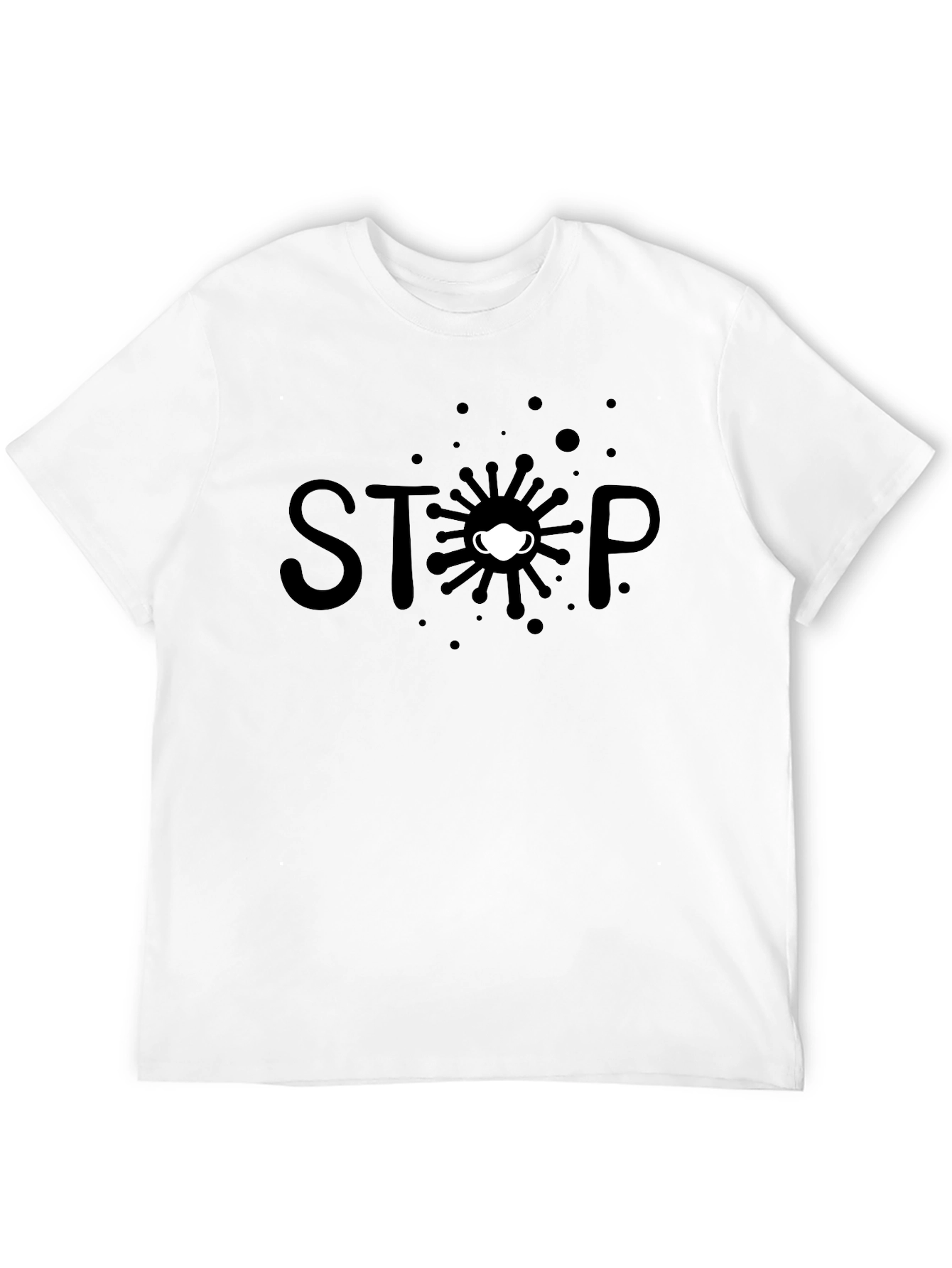 Stop the Virus T-Shirt - Black