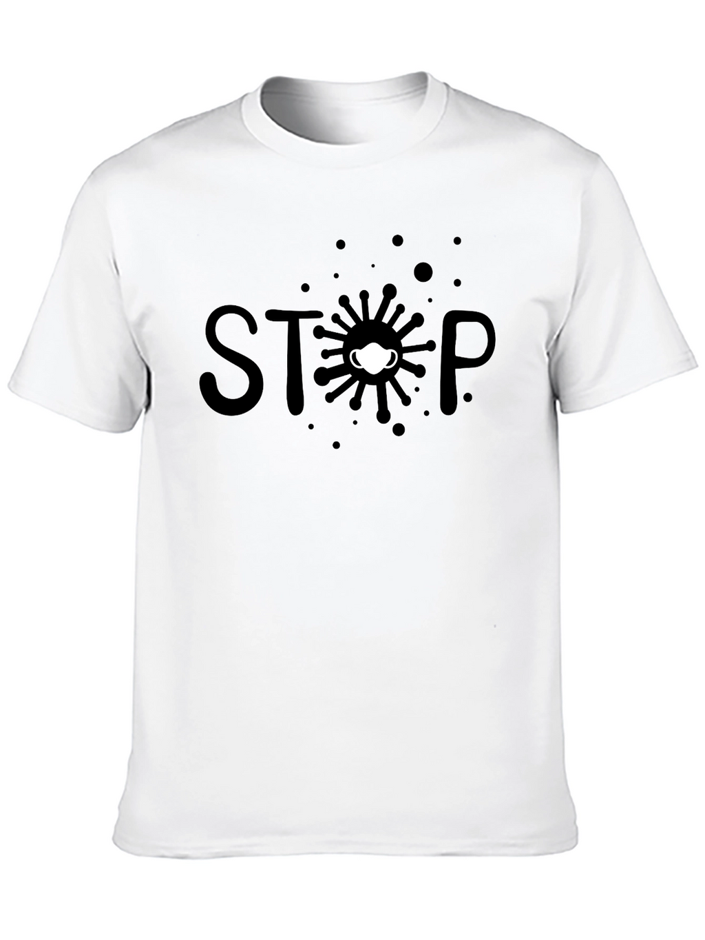 Stop the Virus T-Shirt - Black