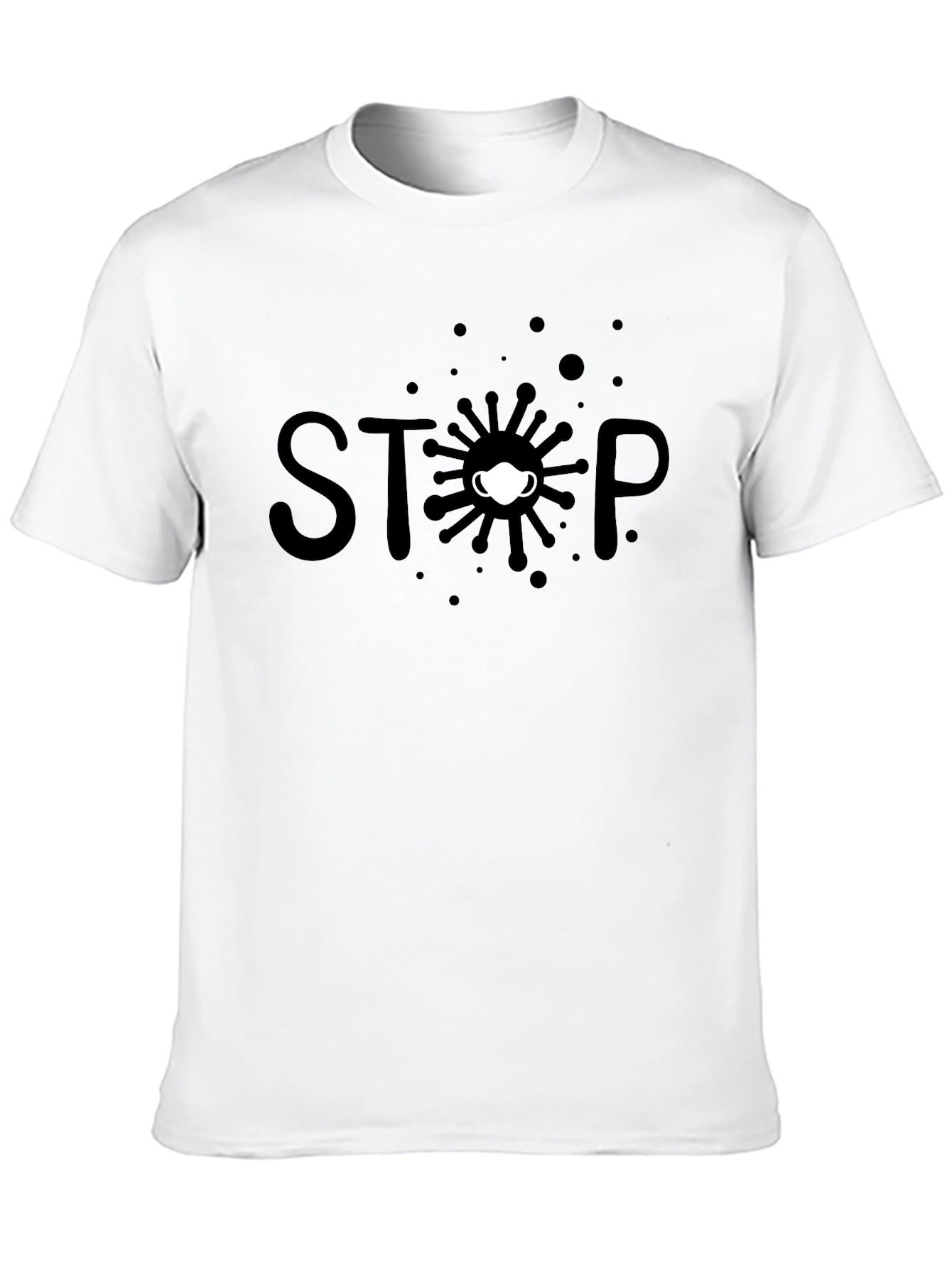 Stop the Virus T-Shirt - Black