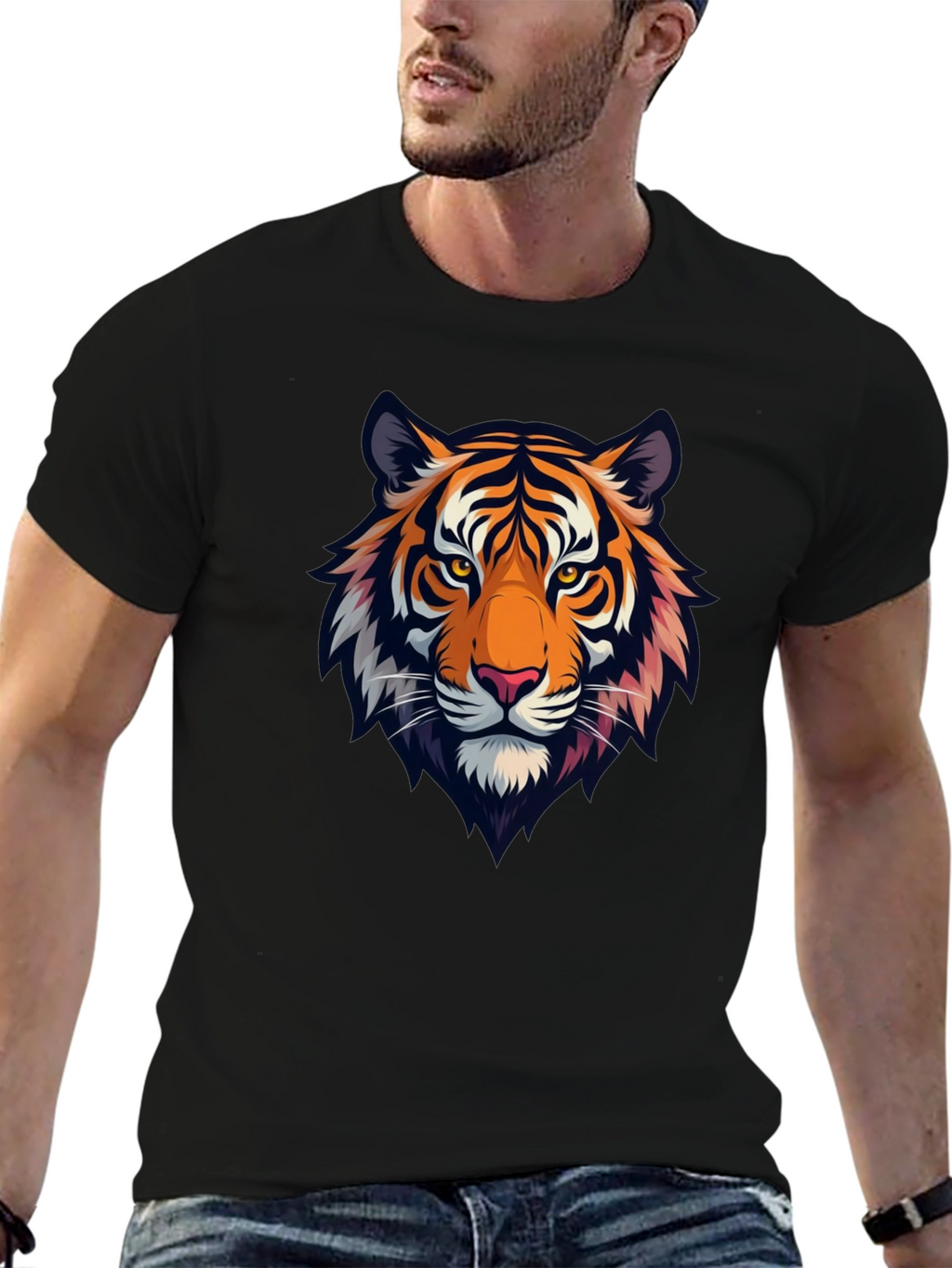 Tiger Graphic T-Shirt - Stylish Casual Wear