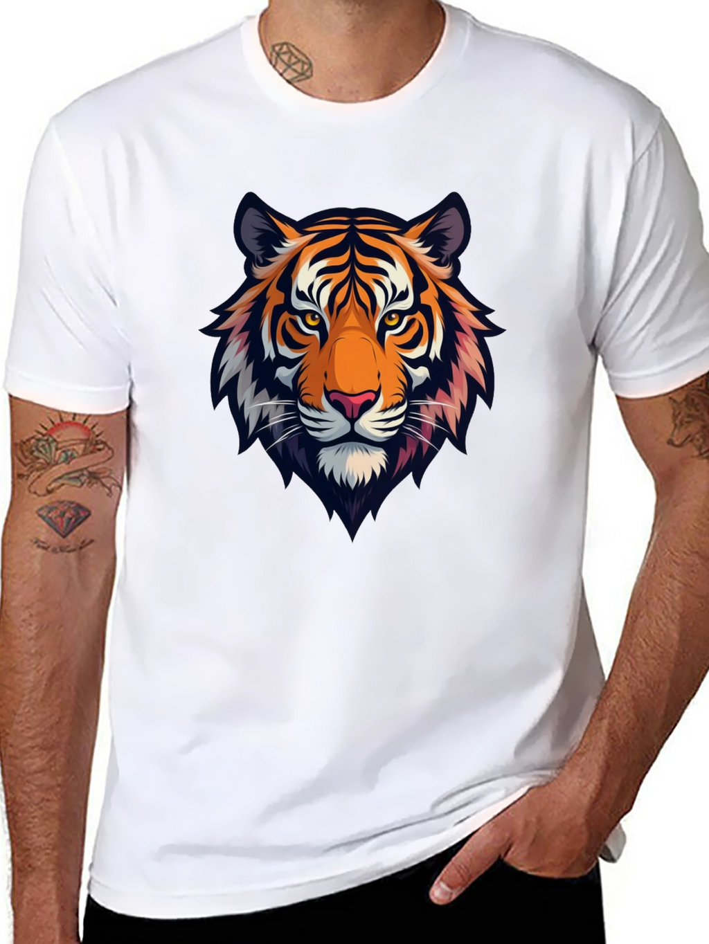 Tiger Graphic T-Shirt - Stylish Casual Wear