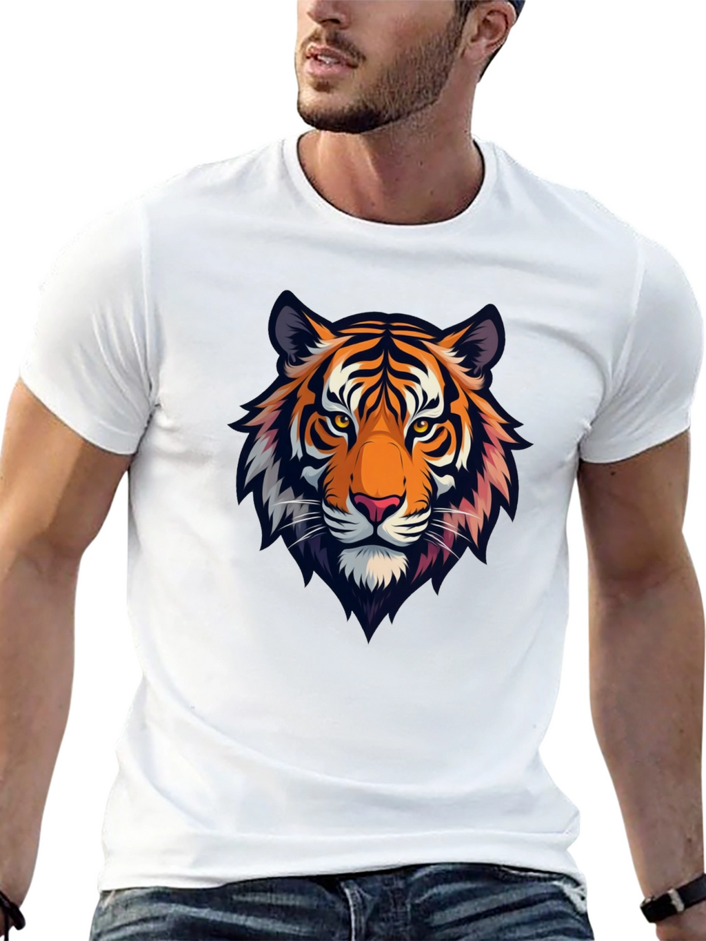 Tiger Graphic T-Shirt - Stylish Casual Wear