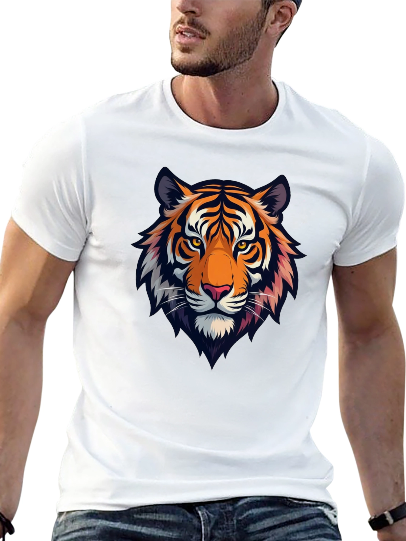 Tiger Graphic T-Shirt - Stylish Casual Wear
