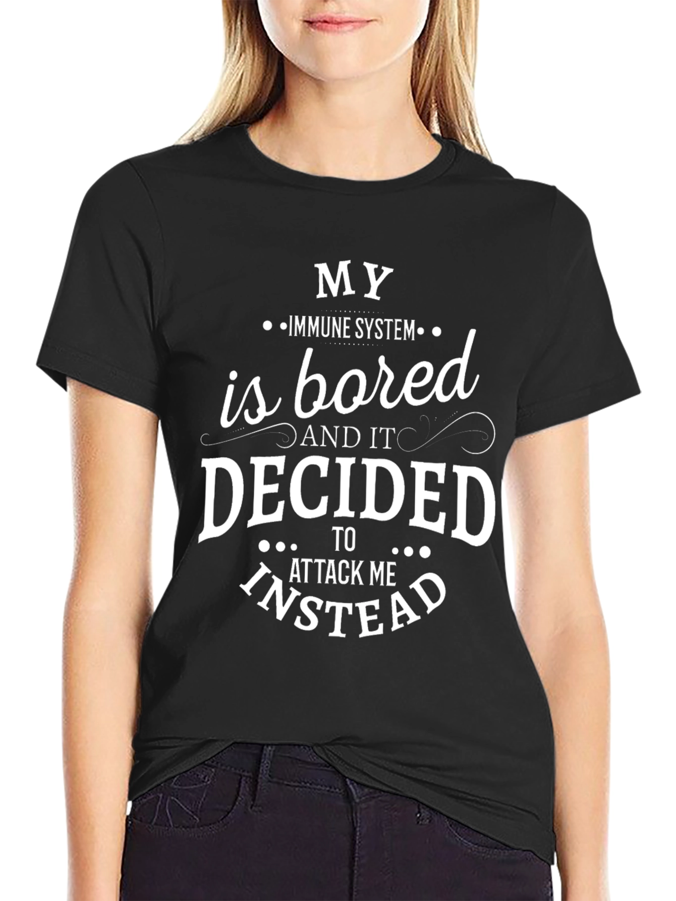 My Immune System Is Bored Graphic Tee