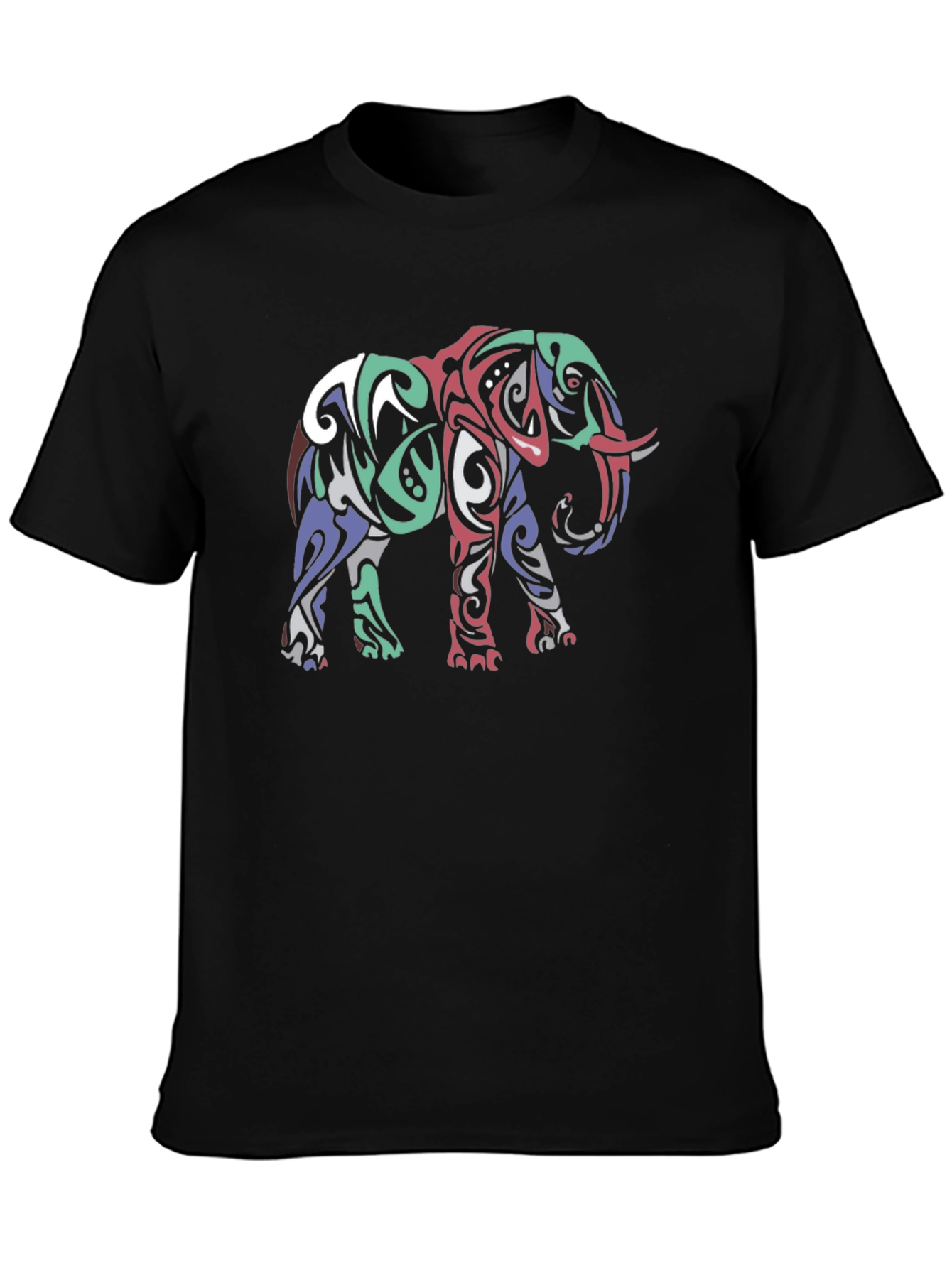 Tribal Elephant Graphic Tee - Stylish Mens T-Shirt
