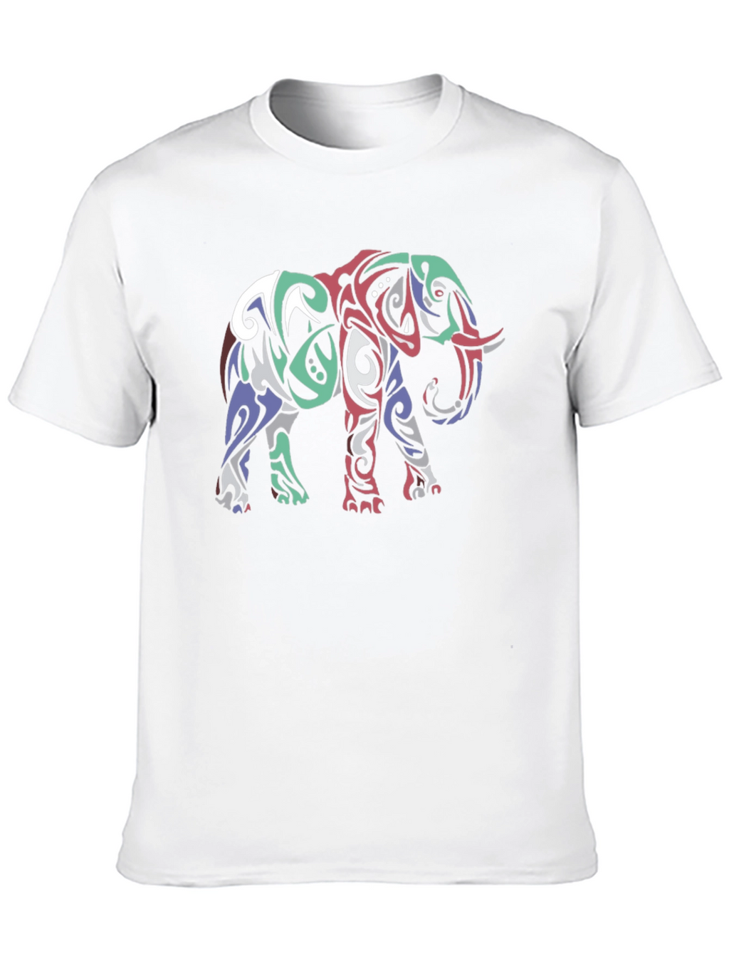 Tribal Elephant Graphic Tee - Stylish Mens T-Shirt