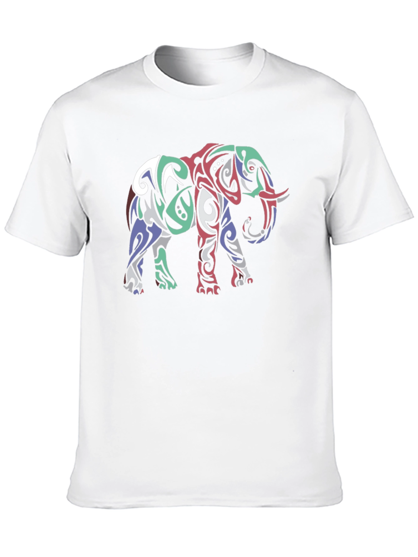 Tribal Elephant Graphic Tee - Stylish Mens T-Shirt