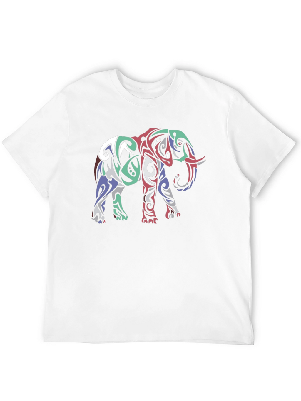 Tribal Elephant Graphic Tee - Stylish Mens T-Shirt