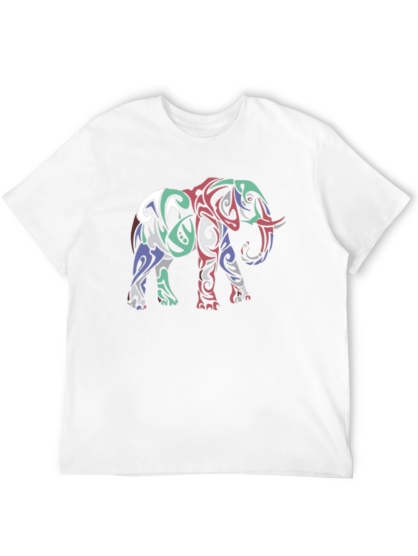 Tribal Elephant Graphic Tee - Stylish Mens T-Shirt
