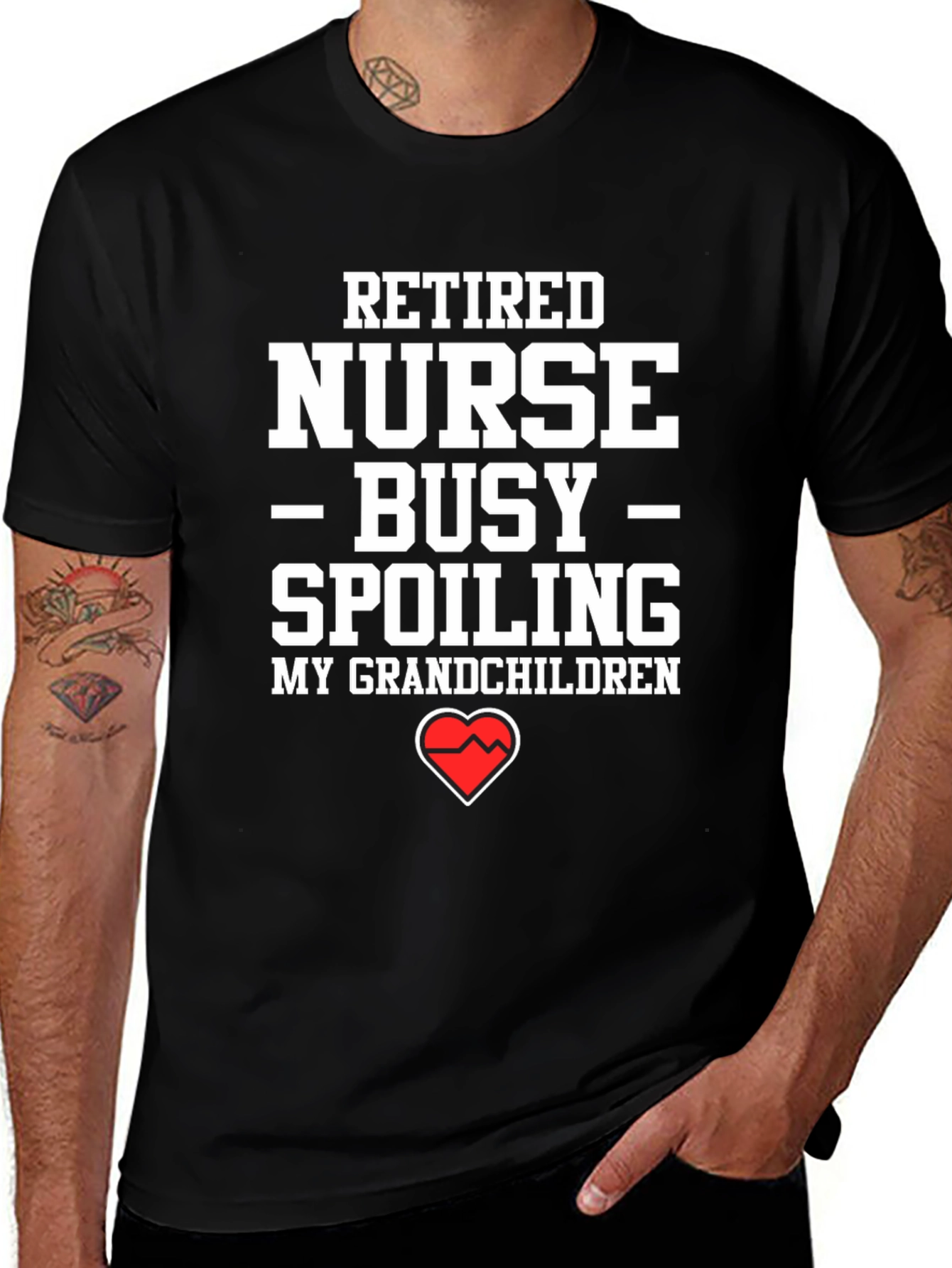 Retired Nurse Spoiling Grandchildren T-Shirt