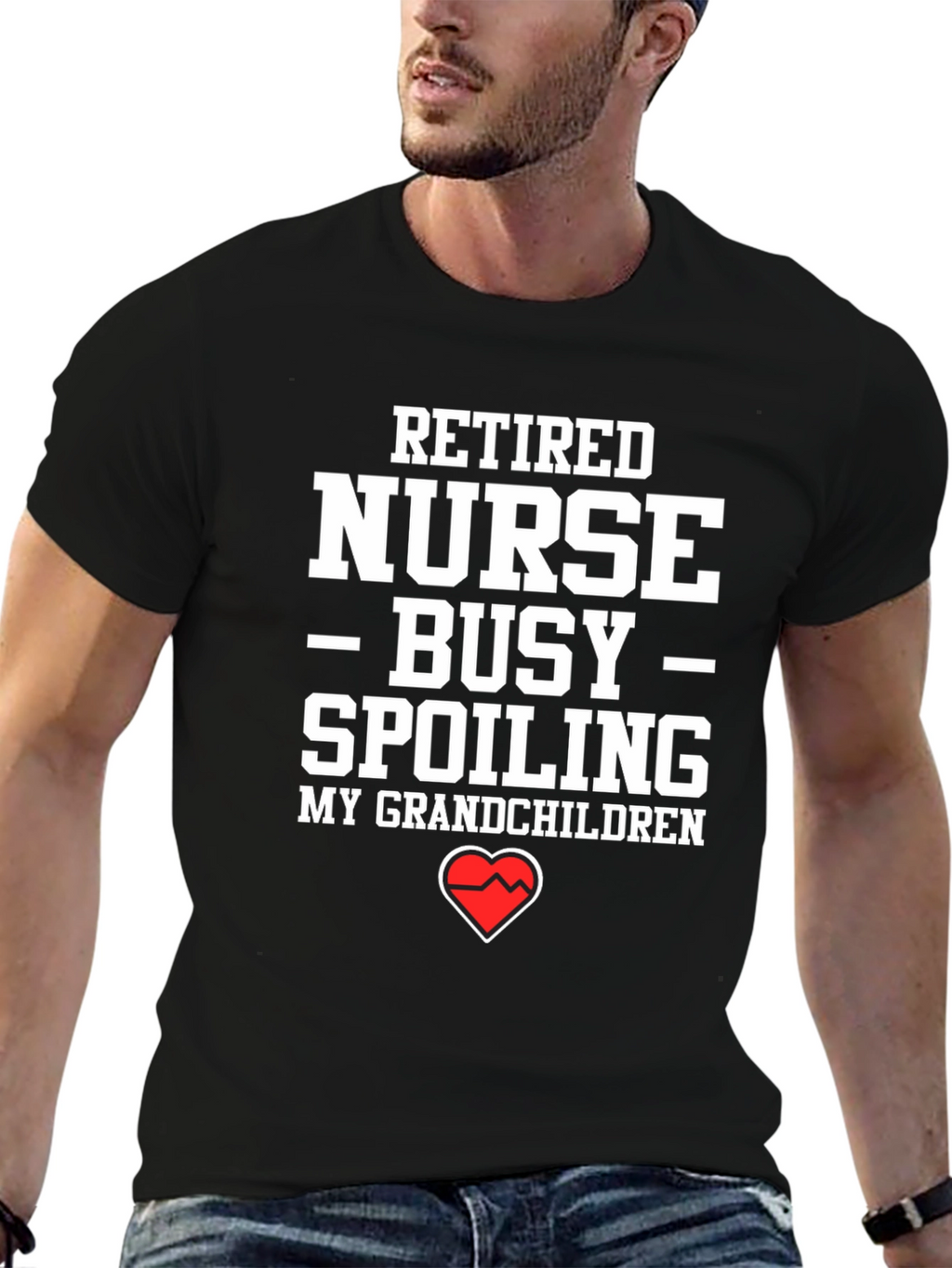 Retired Nurse Spoiling Grandchildren T-Shirt