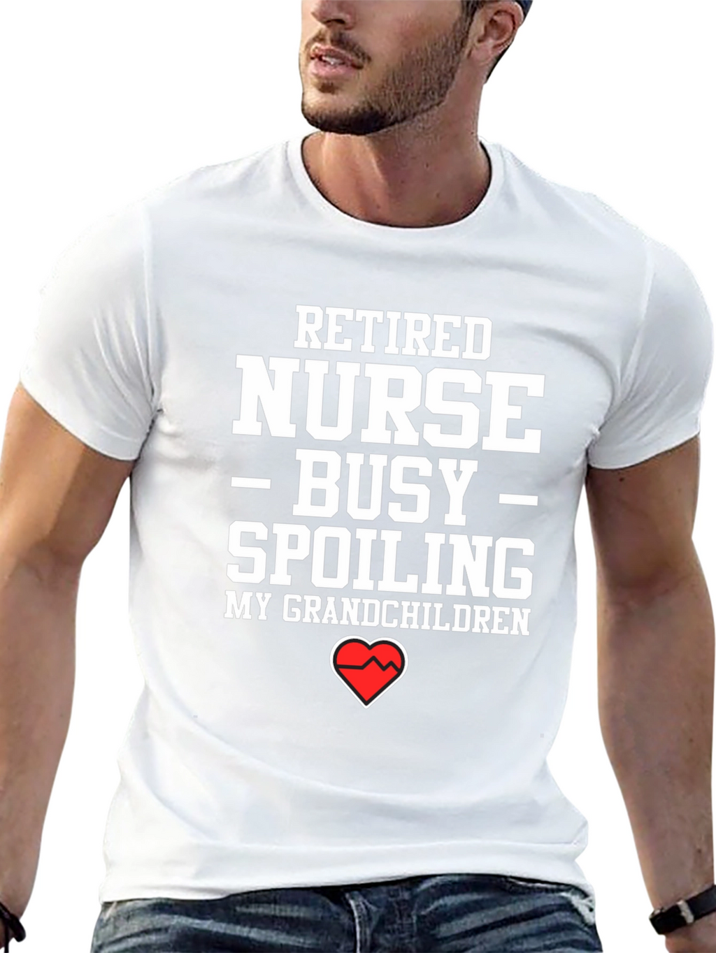 Retired Nurse Spoiling Grandchildren T-Shirt