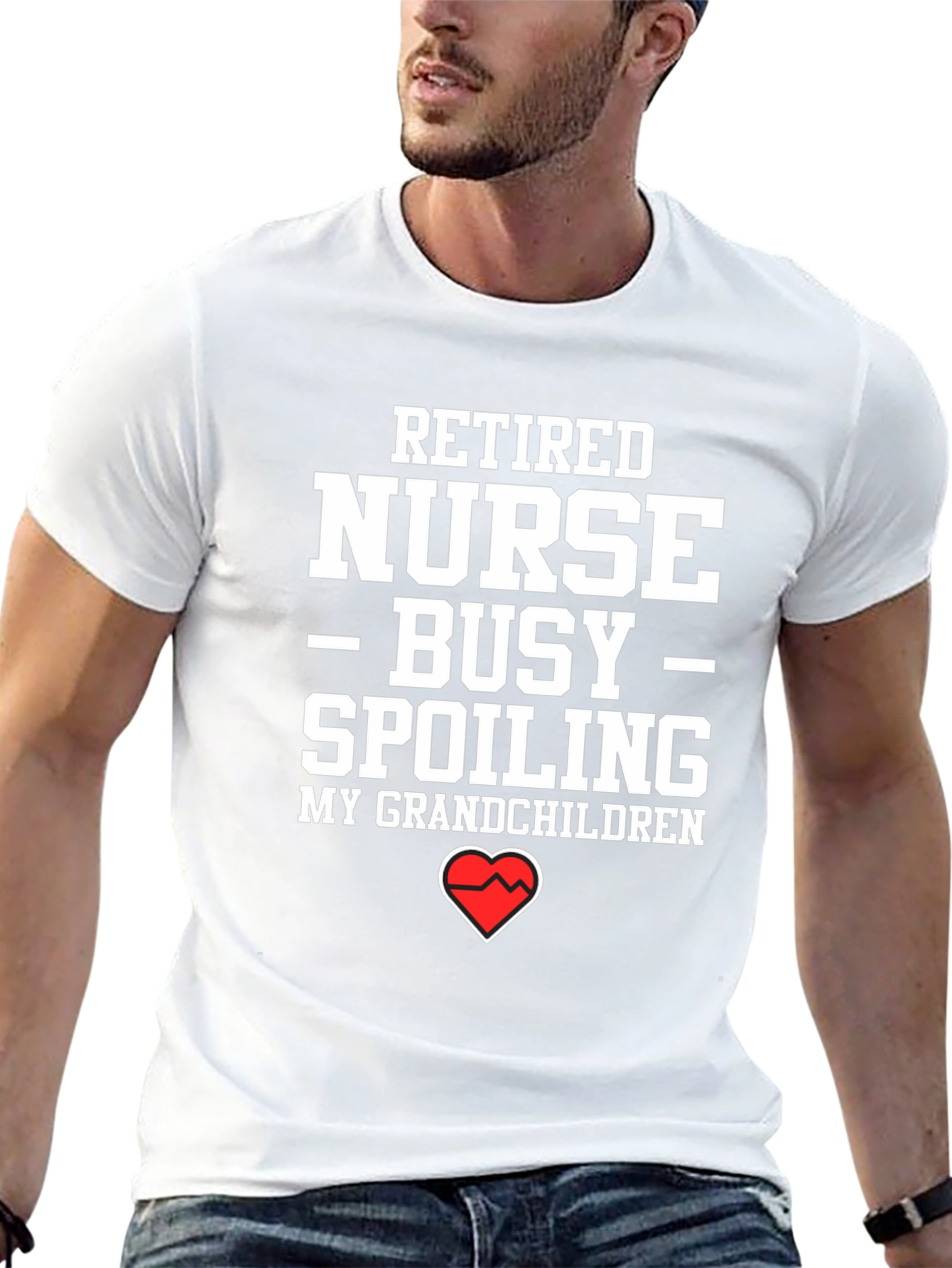 Retired Nurse Spoiling Grandchildren T-Shirt