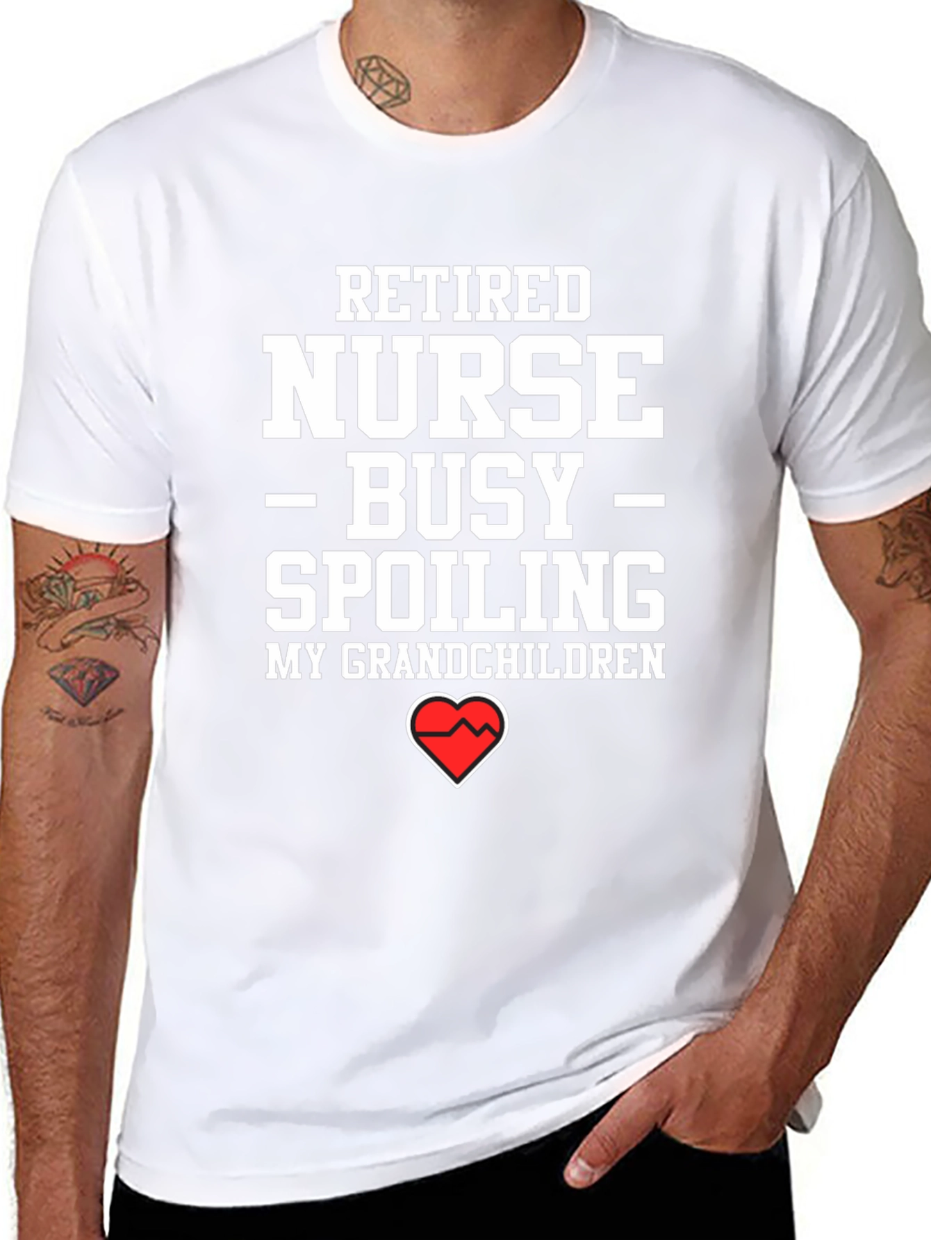 Retired Nurse Spoiling Grandchildren T-Shirt