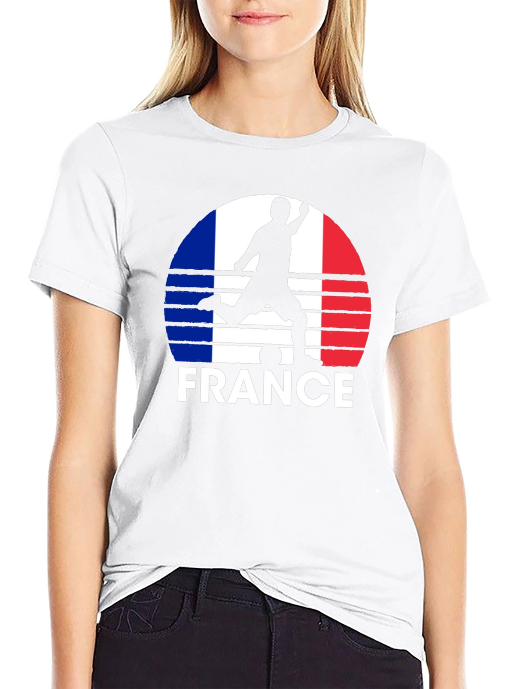 France Soccer Silhouette T-Shirt