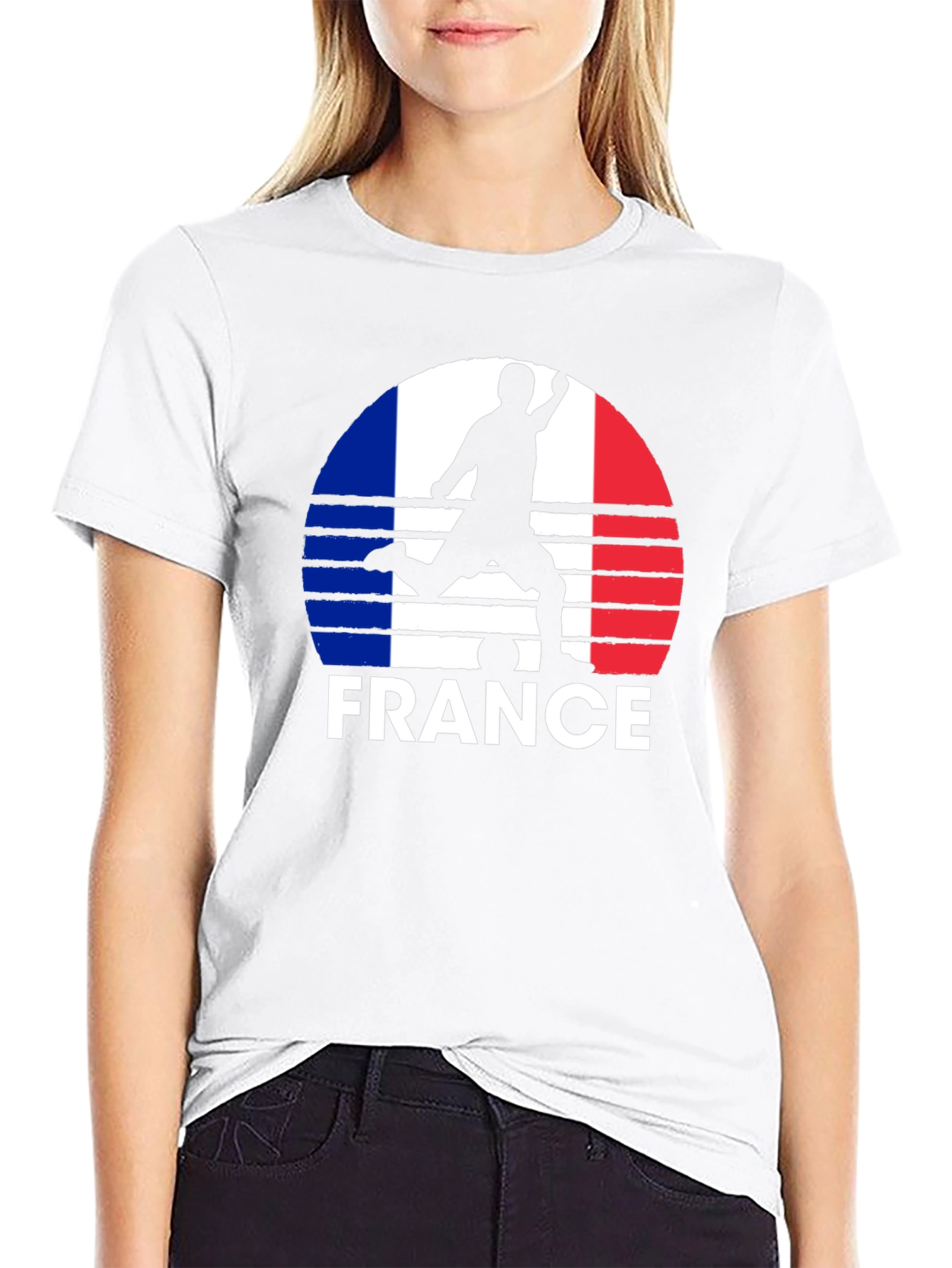 France Soccer Silhouette T-Shirt
