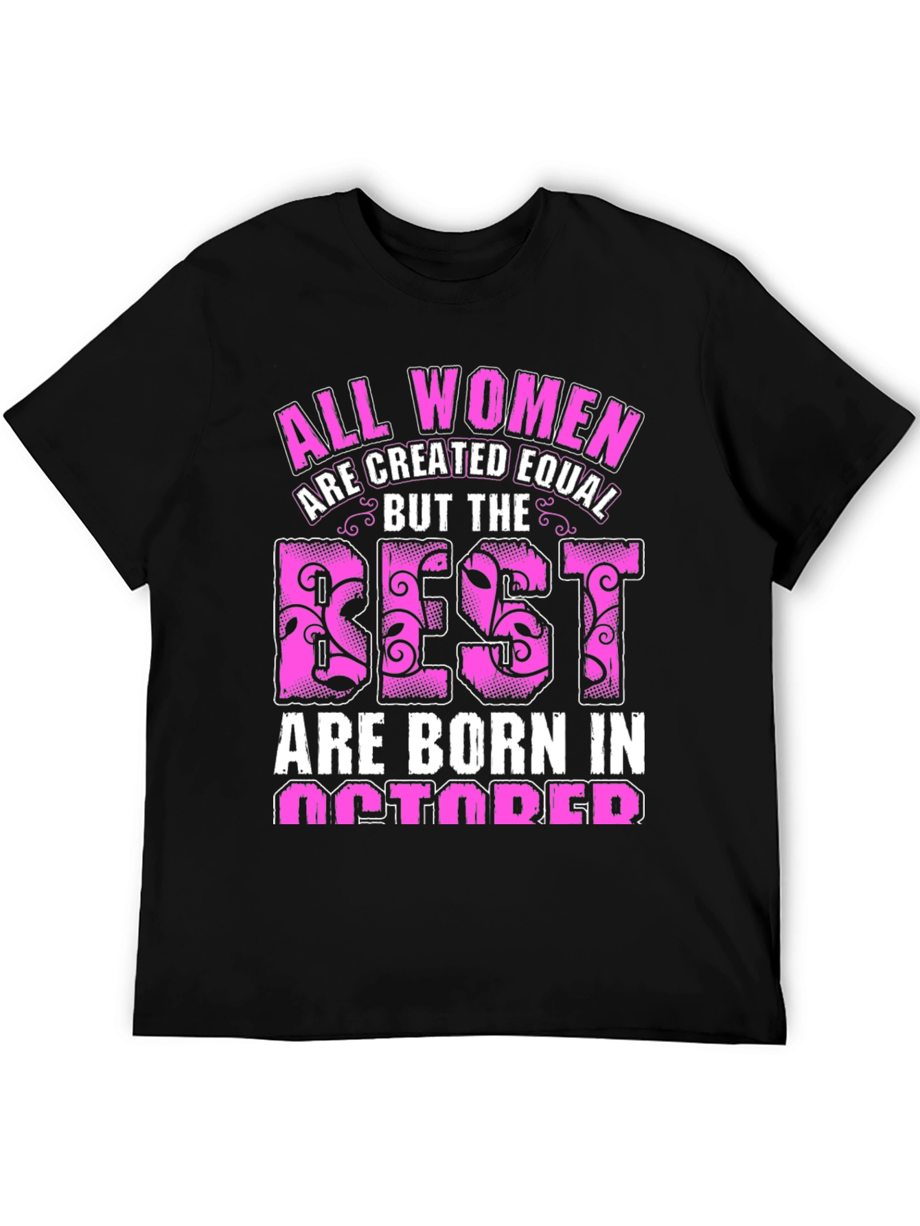 October Birthday Womens Graphic Tee