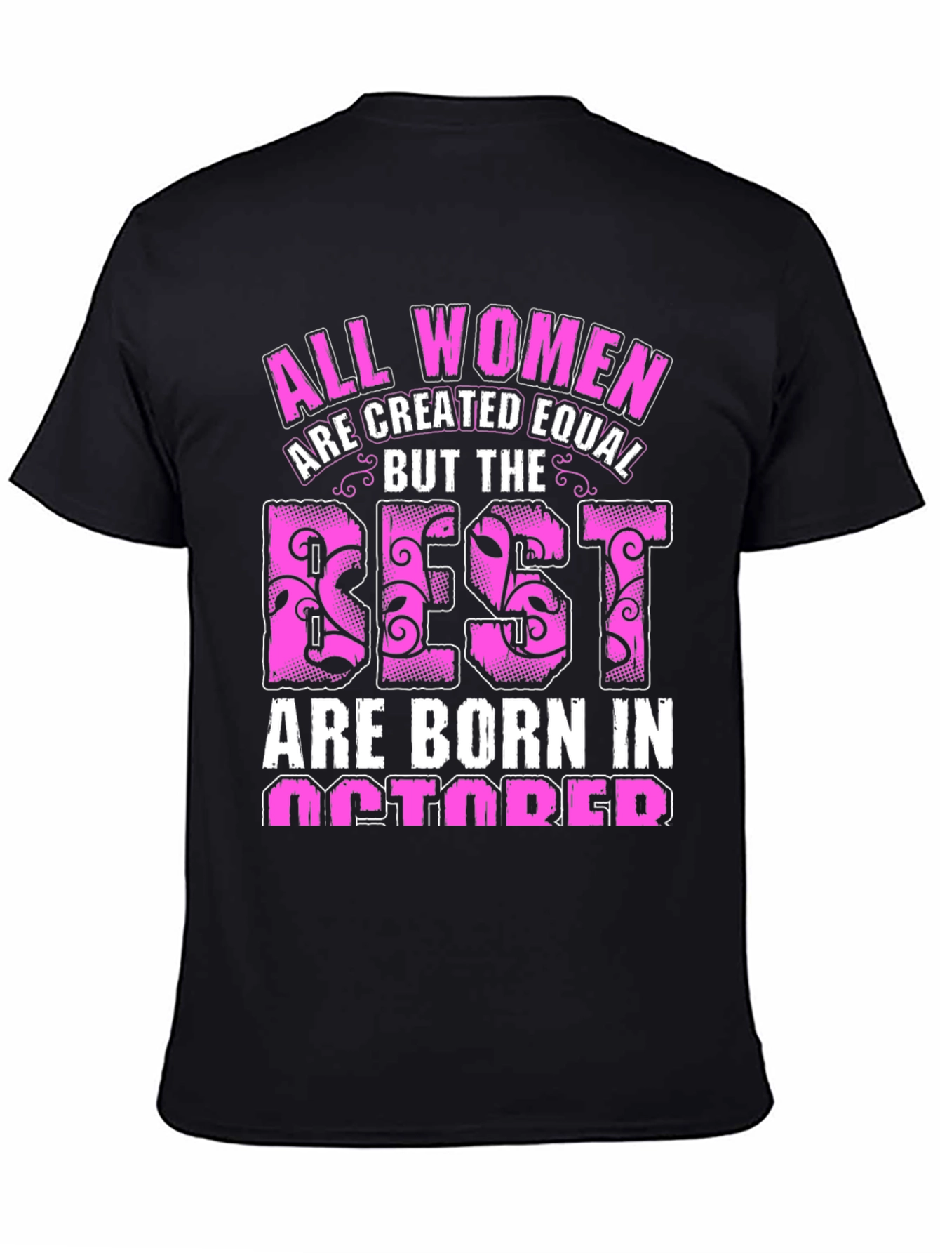 October Birthday Womens Graphic Tee